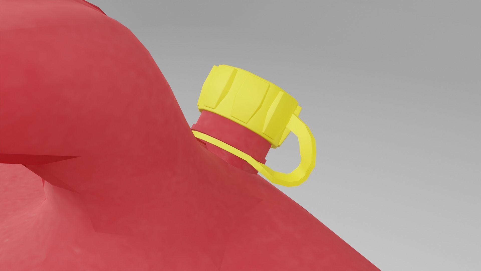 Gas Can Low-poly 3D model_7