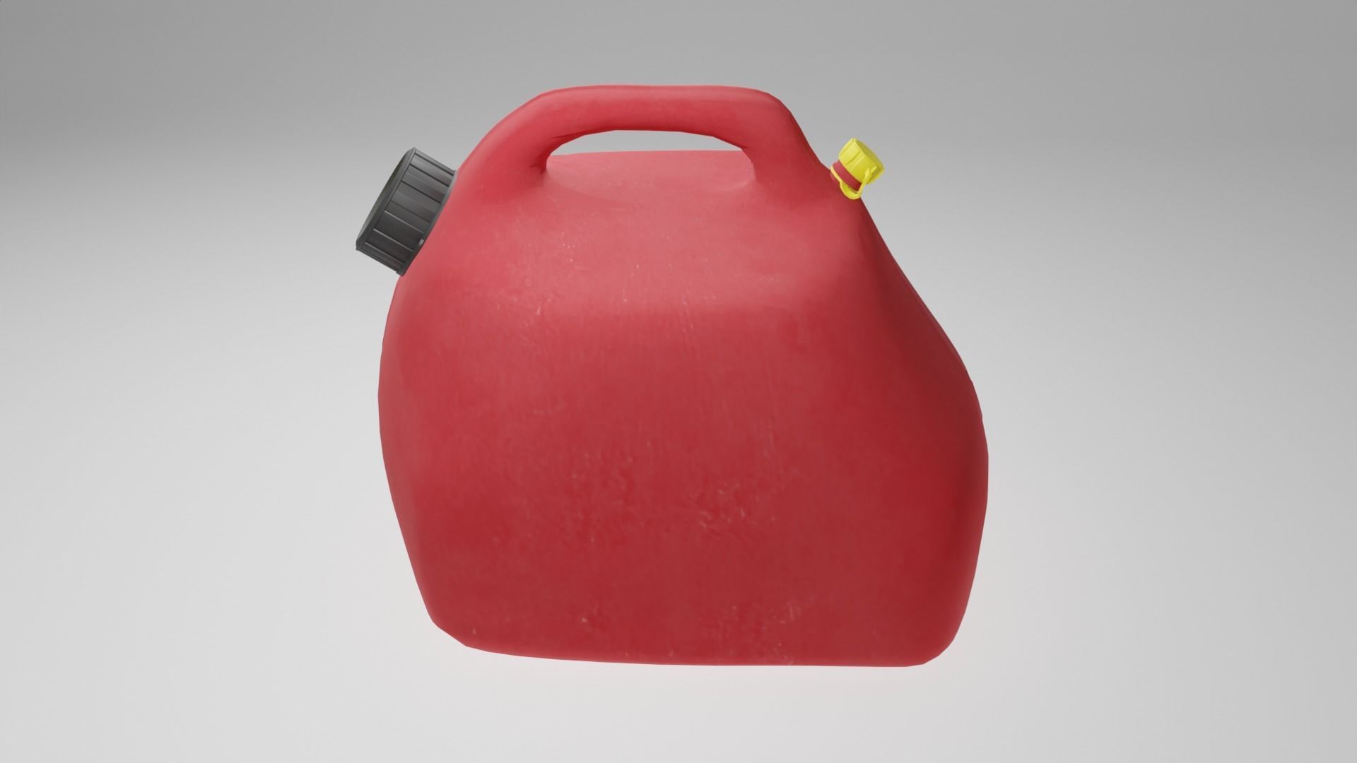 Gas Can Low-poly 3D model_5