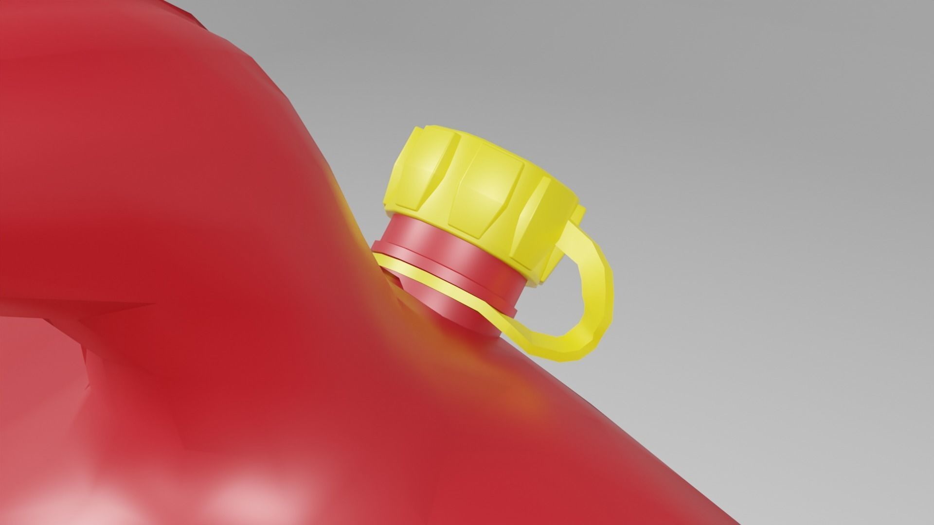 Gas Can Low-poly 3D model_13