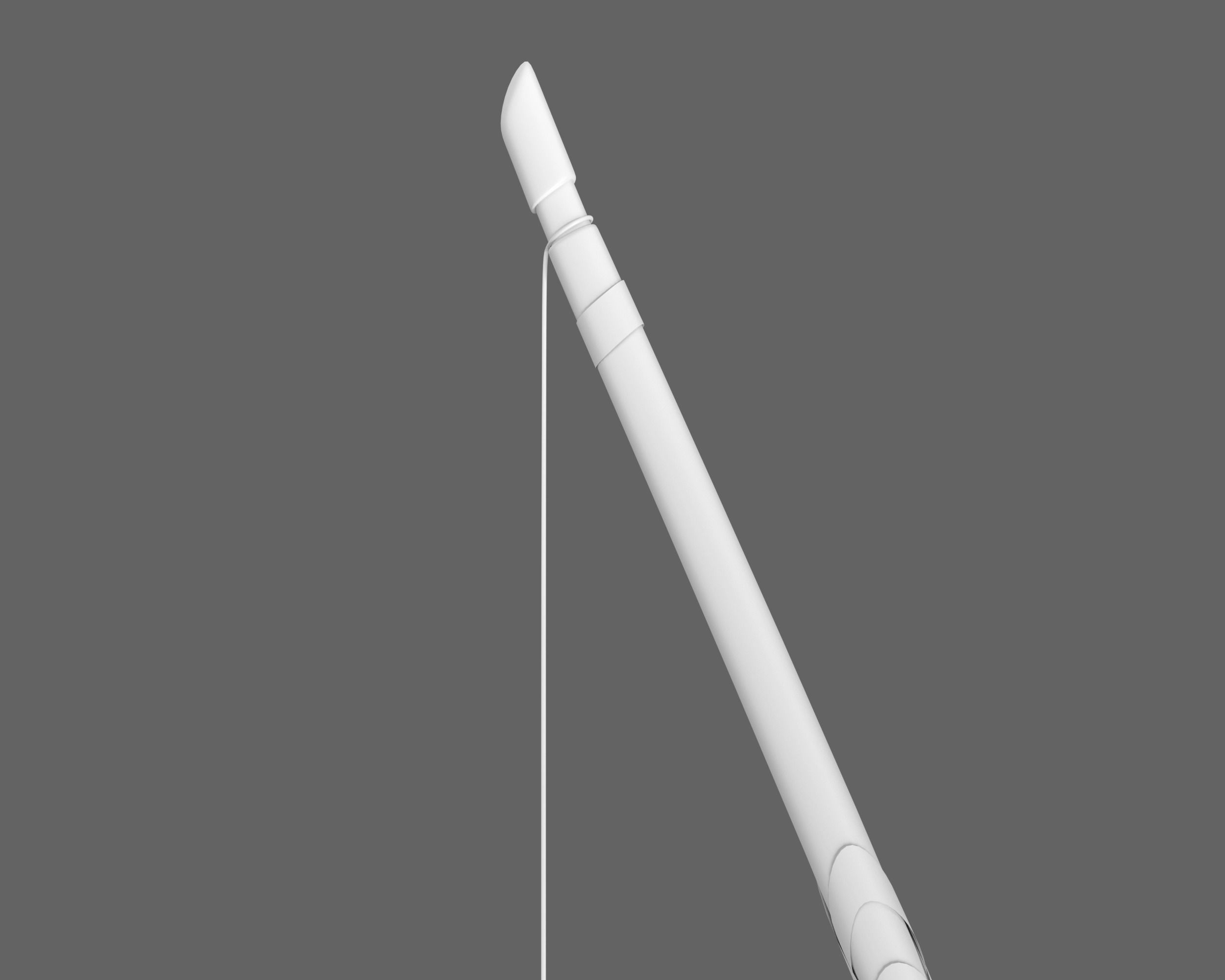 Ancient Egyptian Bow and Arrow Low-poly 3D model_15