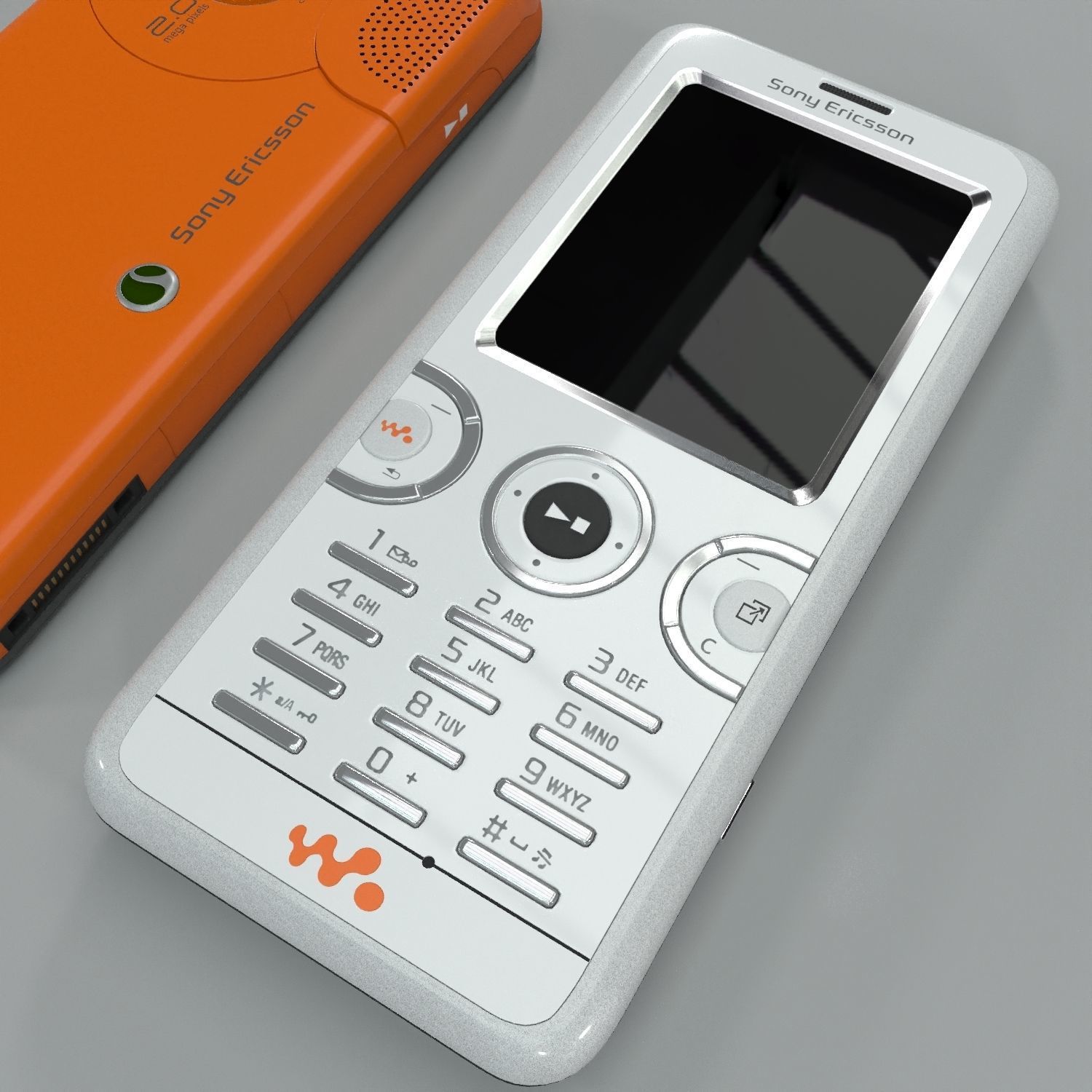Sony Ericsson W610 3D model_6