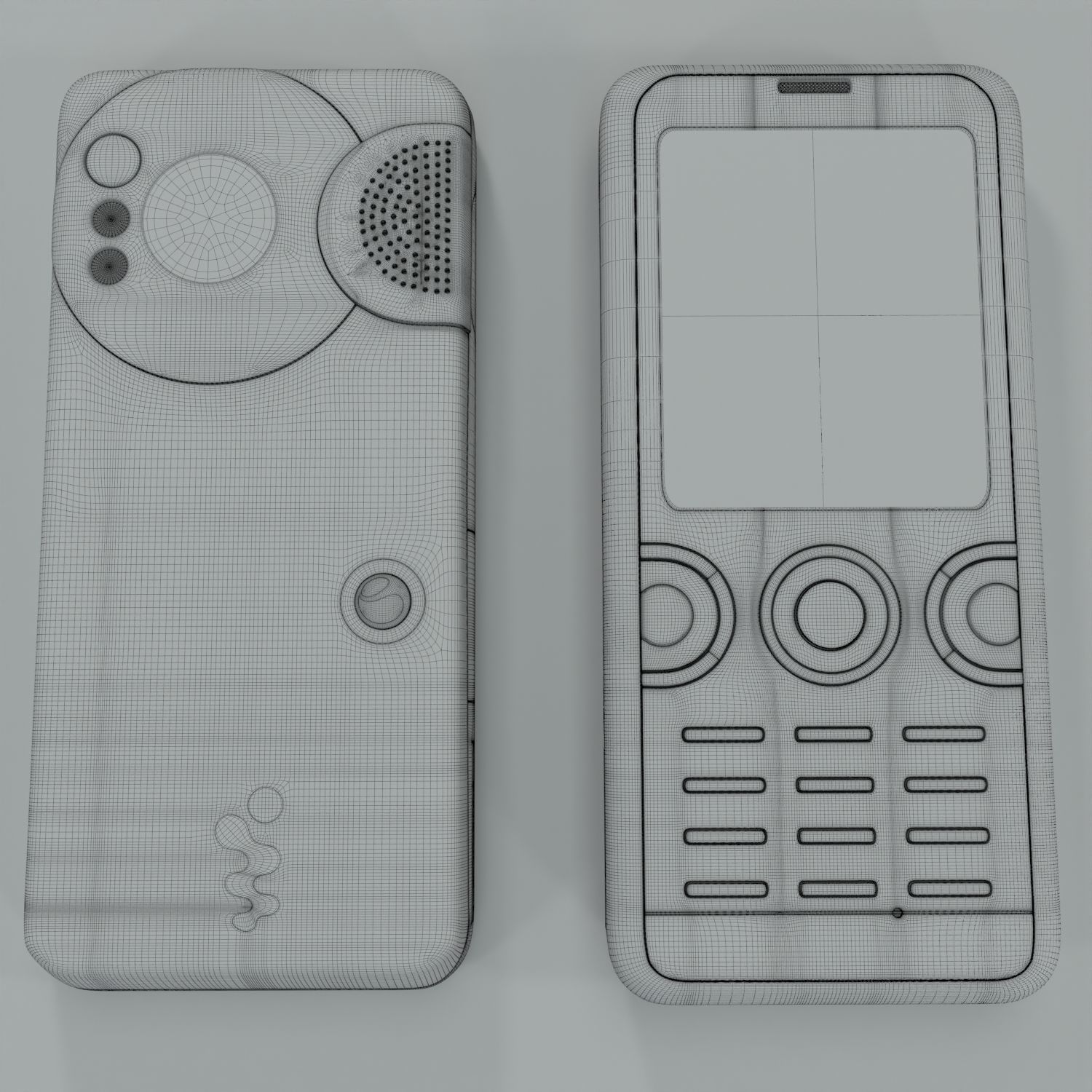 Sony Ericsson W610 3D model_8
