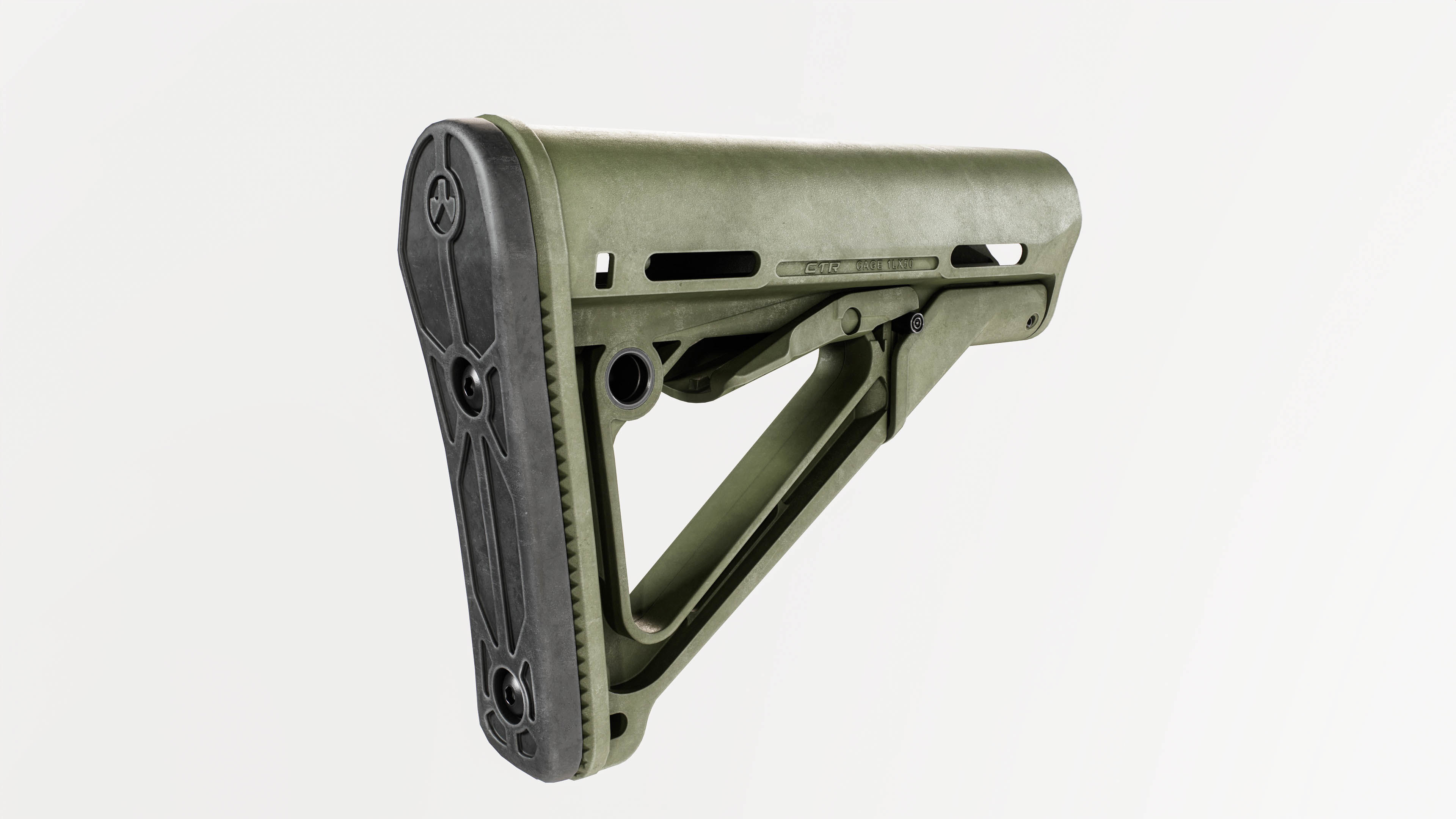 Magpul CTR AR15 Collapsible Buttstock Low-poly 3D model_23