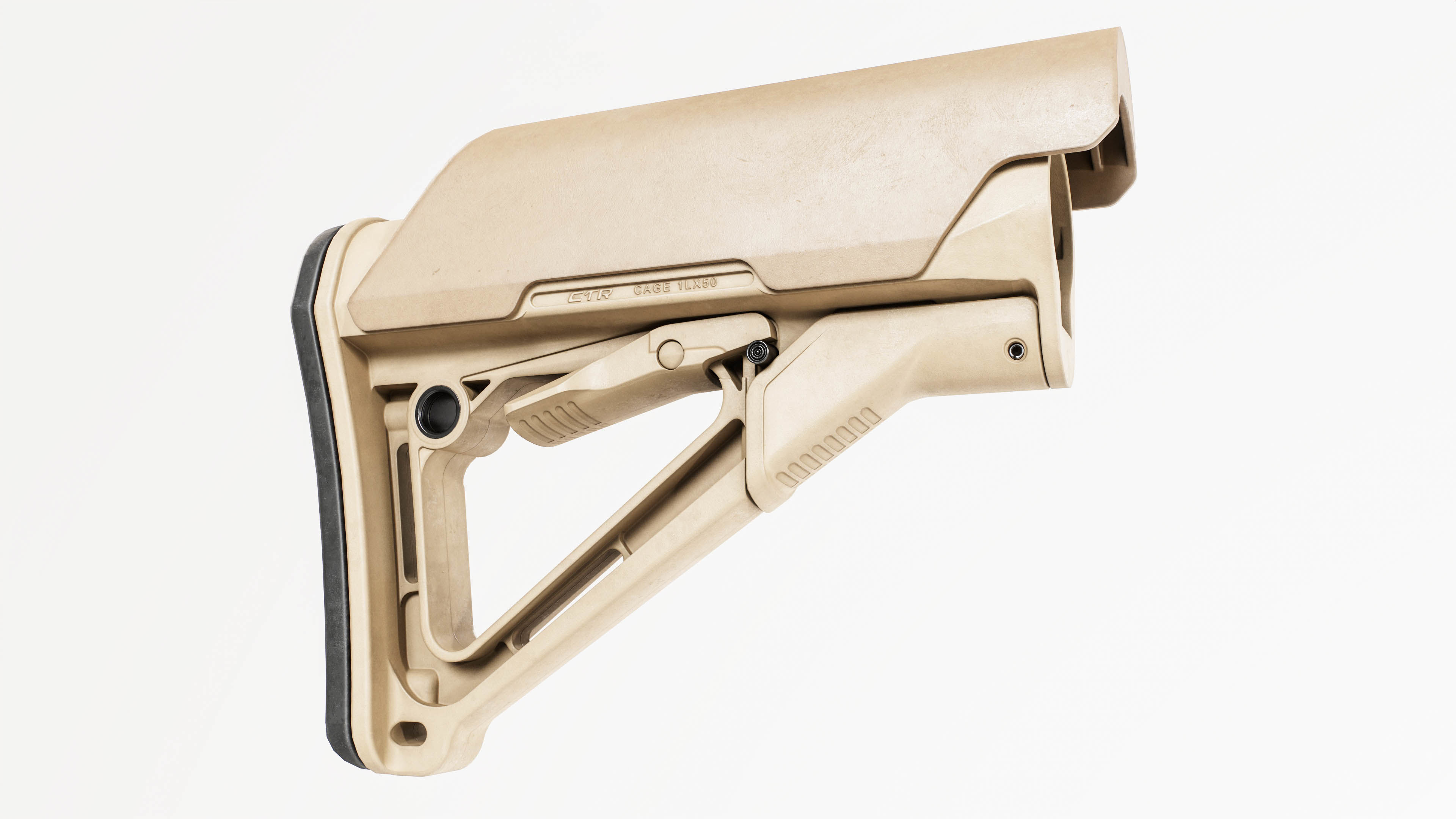 Magpul CTR AR15 Collapsible Buttstock Low-poly 3D model_30