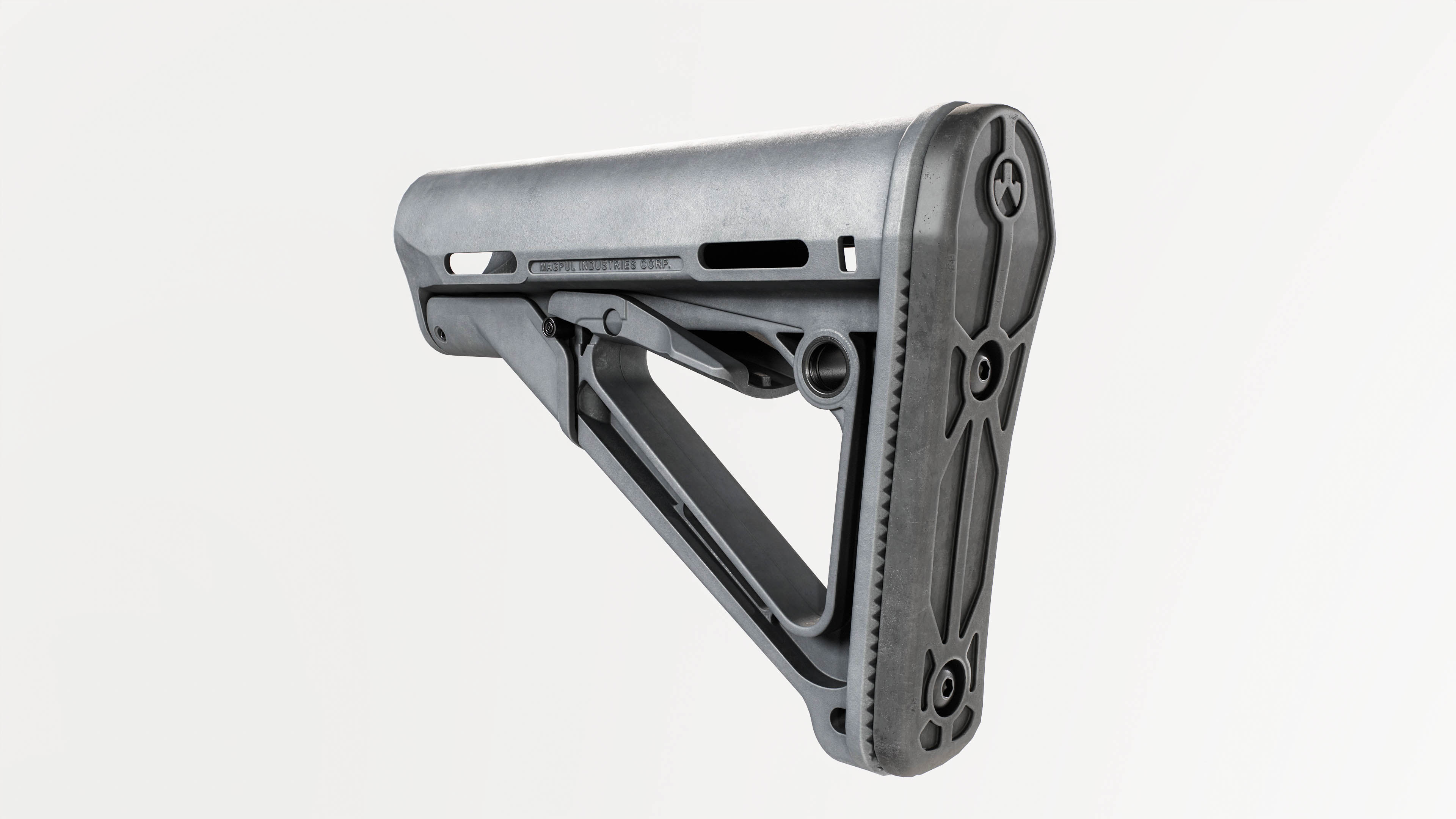 Magpul CTR AR15 Collapsible Buttstock Low-poly 3D model_12