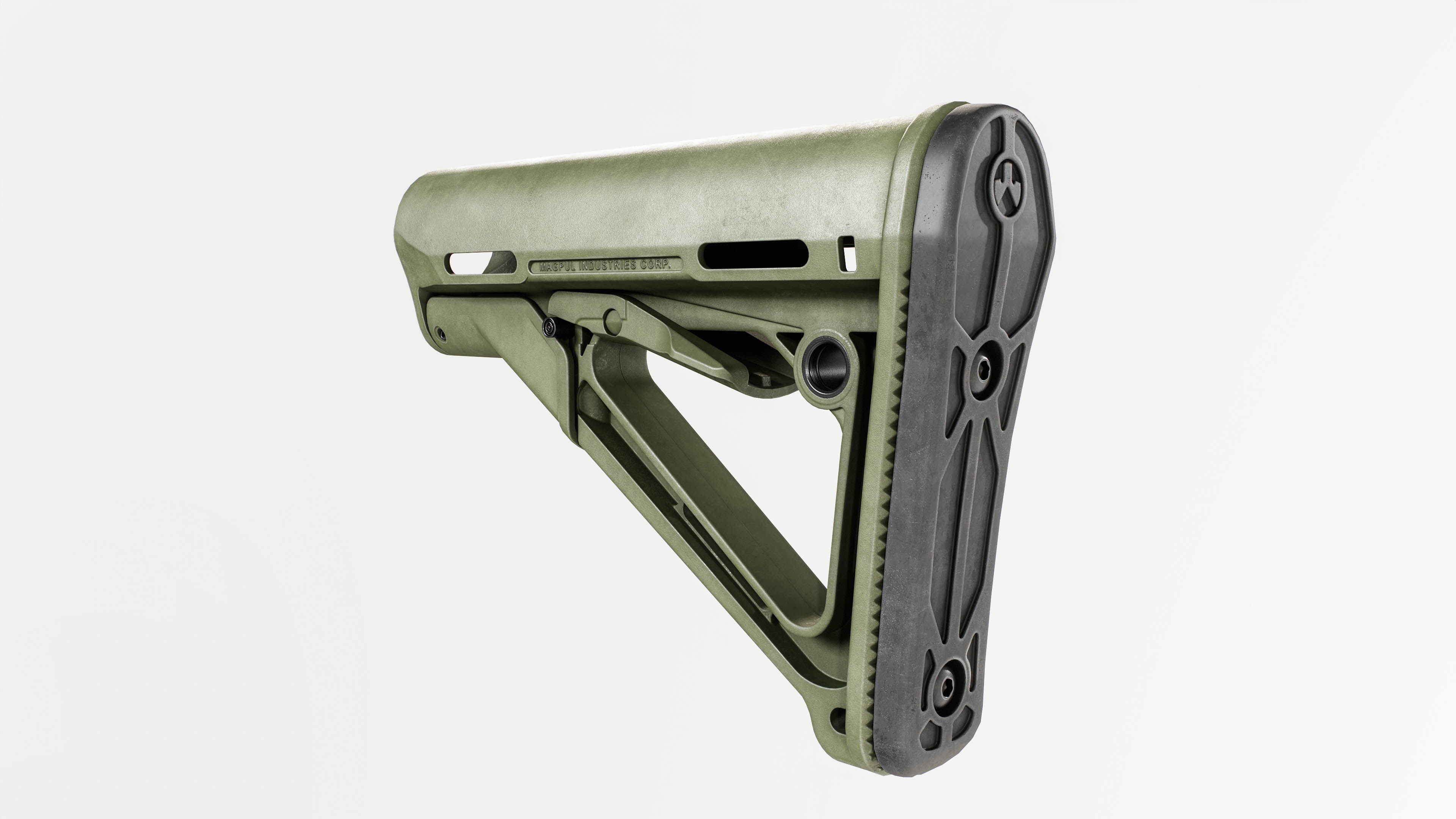 Magpul CTR AR15 Collapsible Buttstock Low-poly 3D model_15