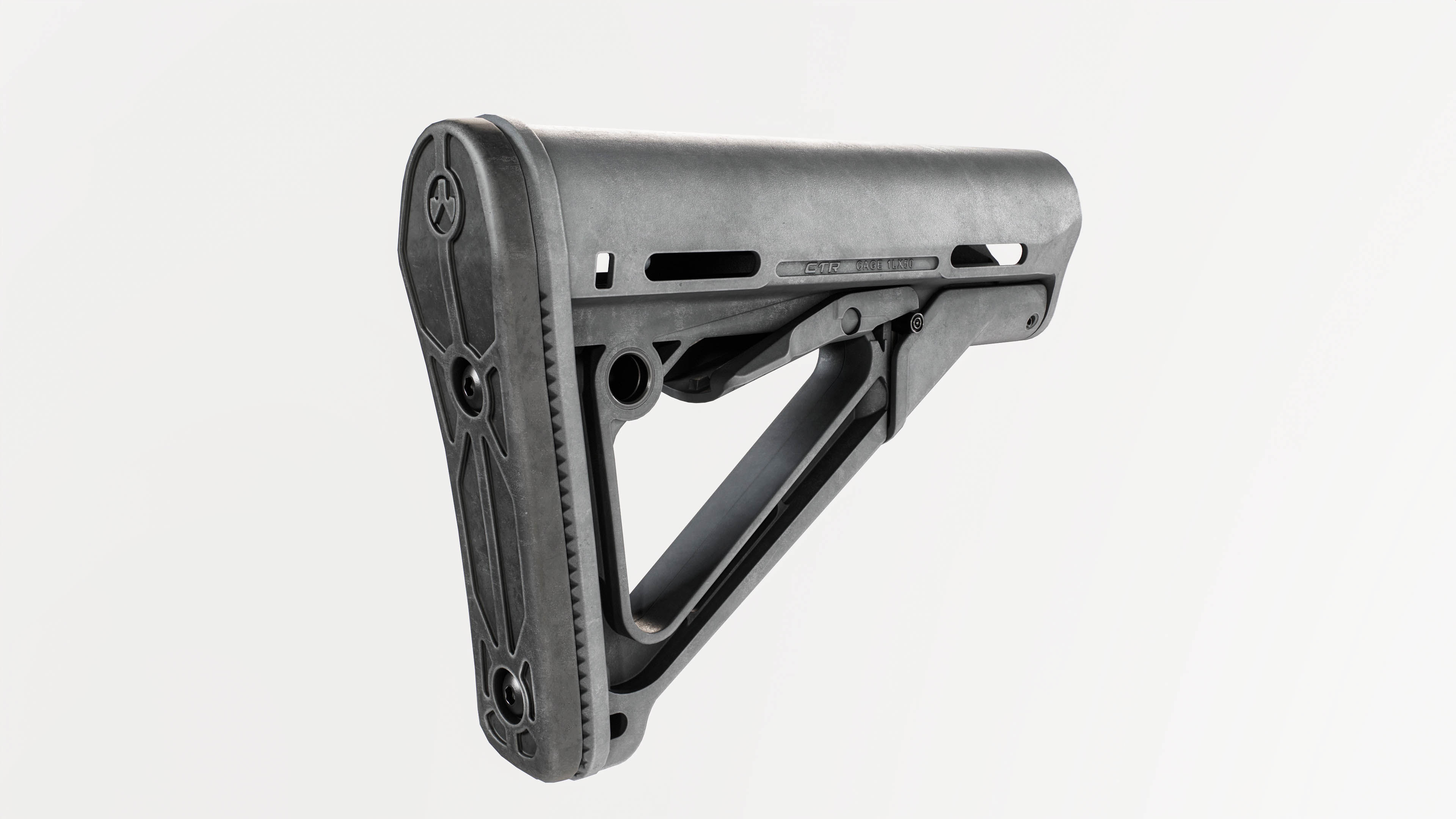 Magpul CTR AR15 Collapsible Buttstock Low-poly 3D model_19
