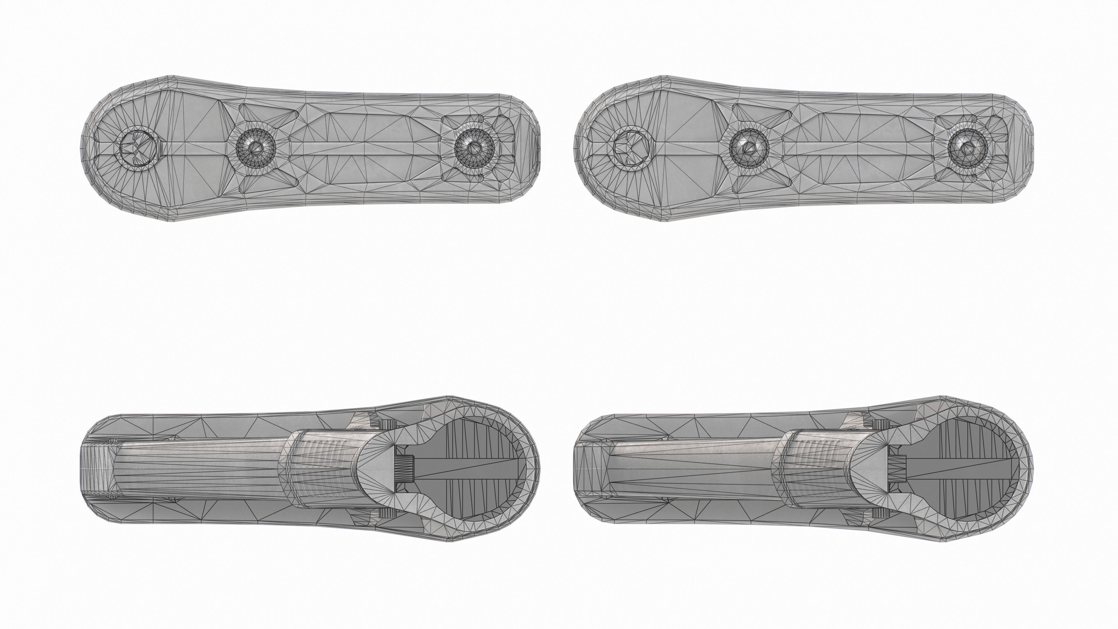 Magpul CTR AR15 Collapsible Buttstock Low-poly 3D model_37
