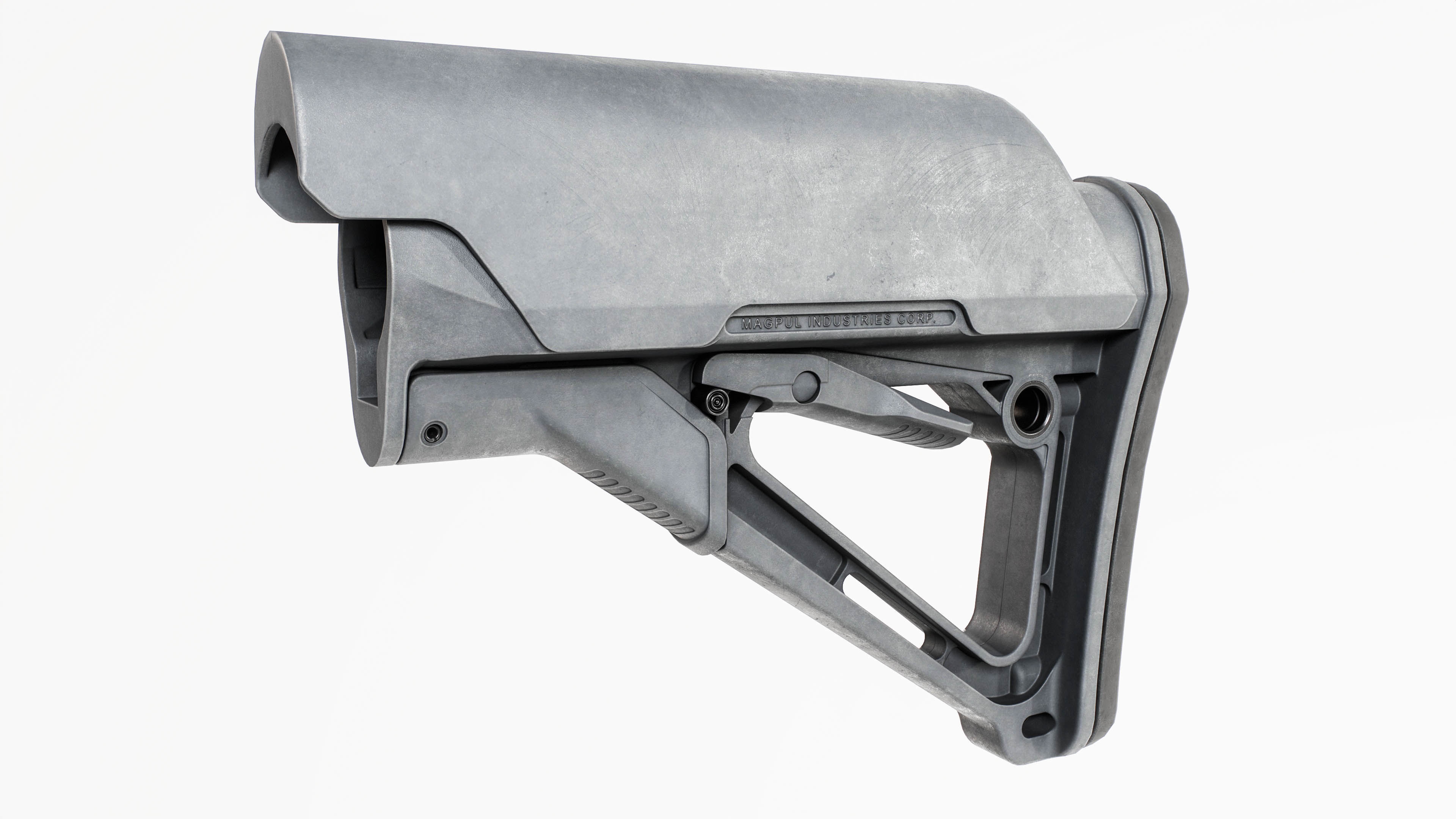 Magpul CTR AR15 Collapsible Buttstock Low-poly 3D model_5