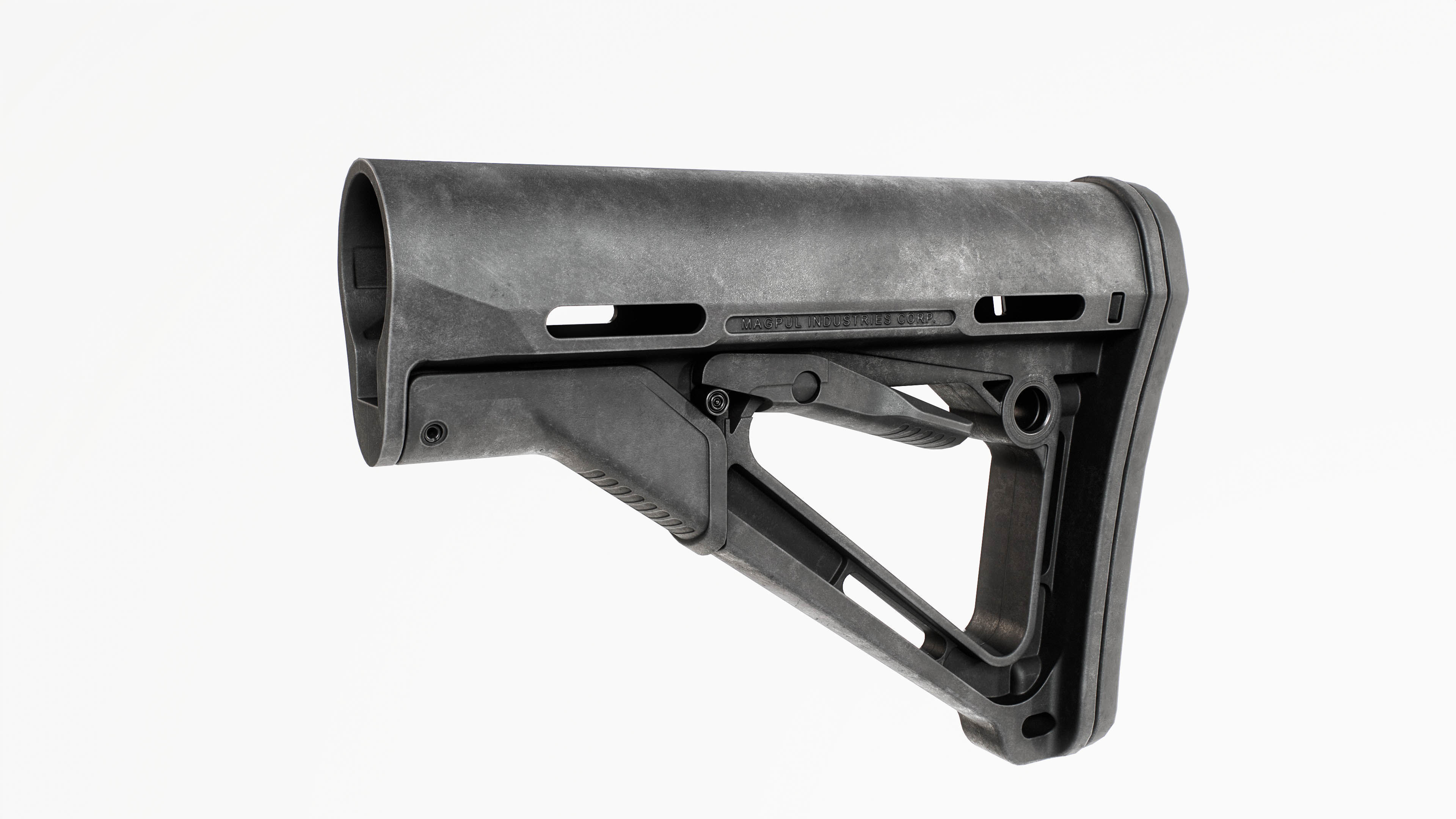 Magpul CTR AR15 Collapsible Buttstock Low-poly 3D model_2