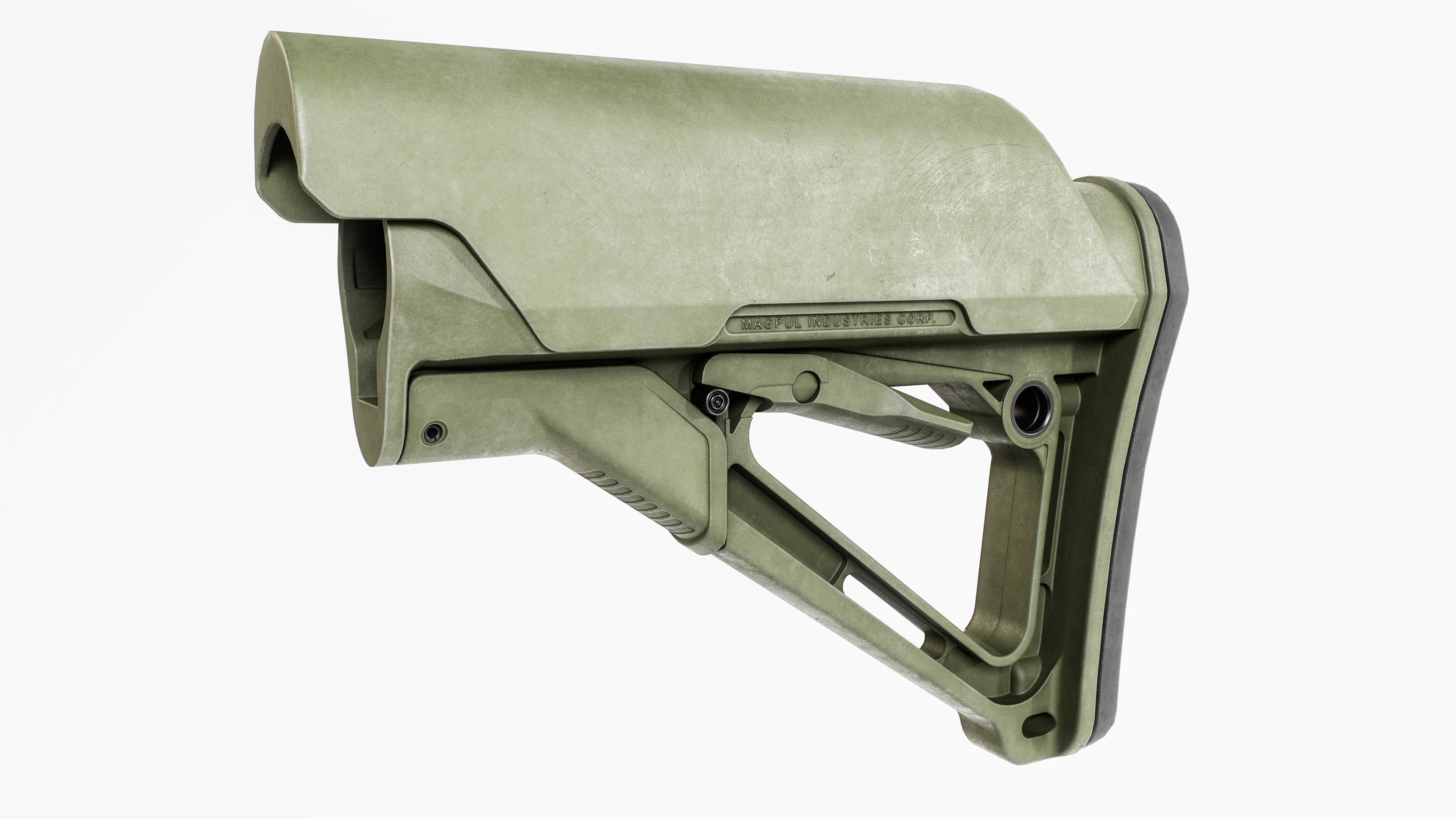 Magpul CTR AR15 Collapsible Buttstock Low-poly 3D model_9