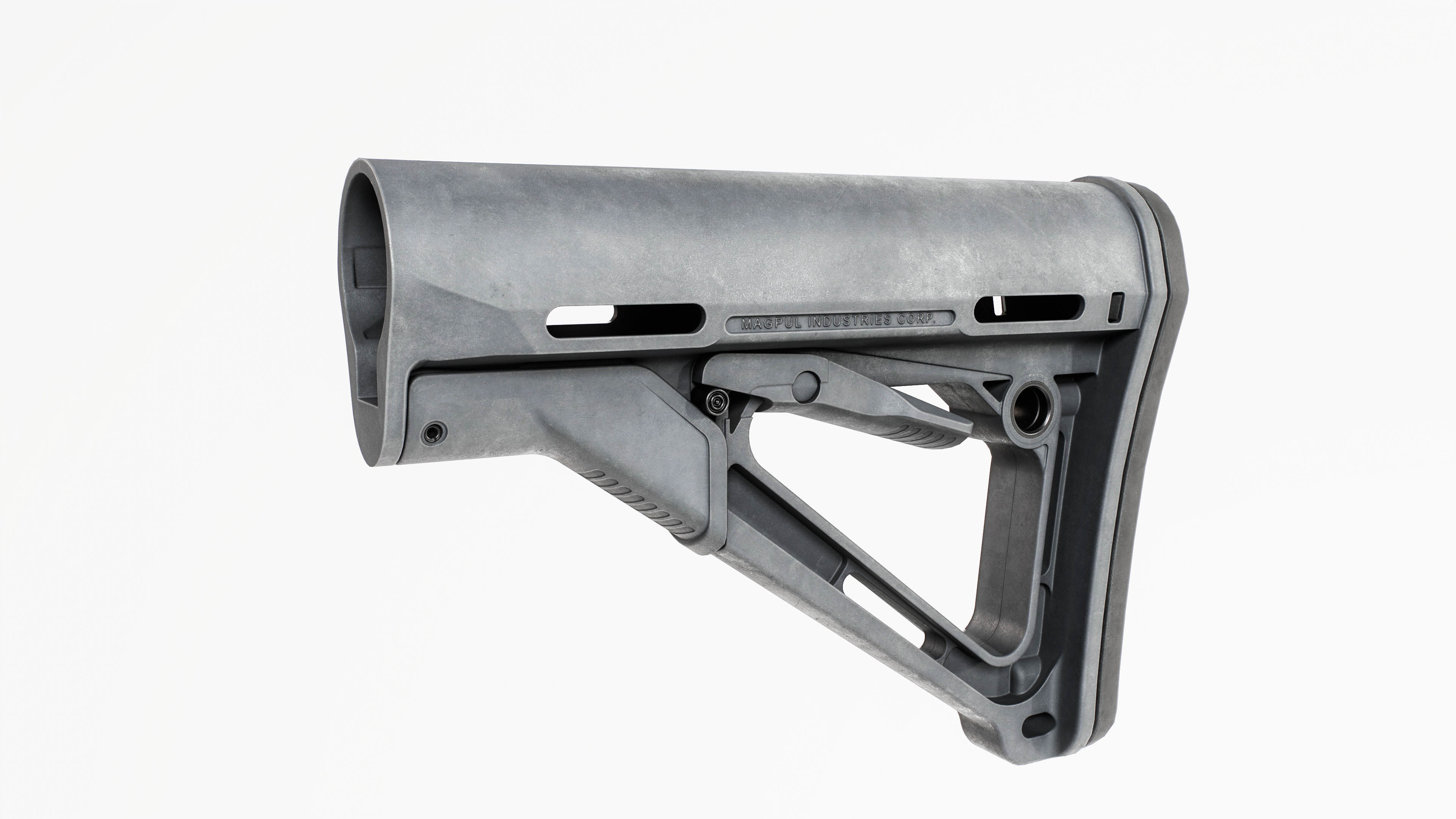 Magpul CTR AR15 Collapsible Buttstock Low-poly 3D model_4