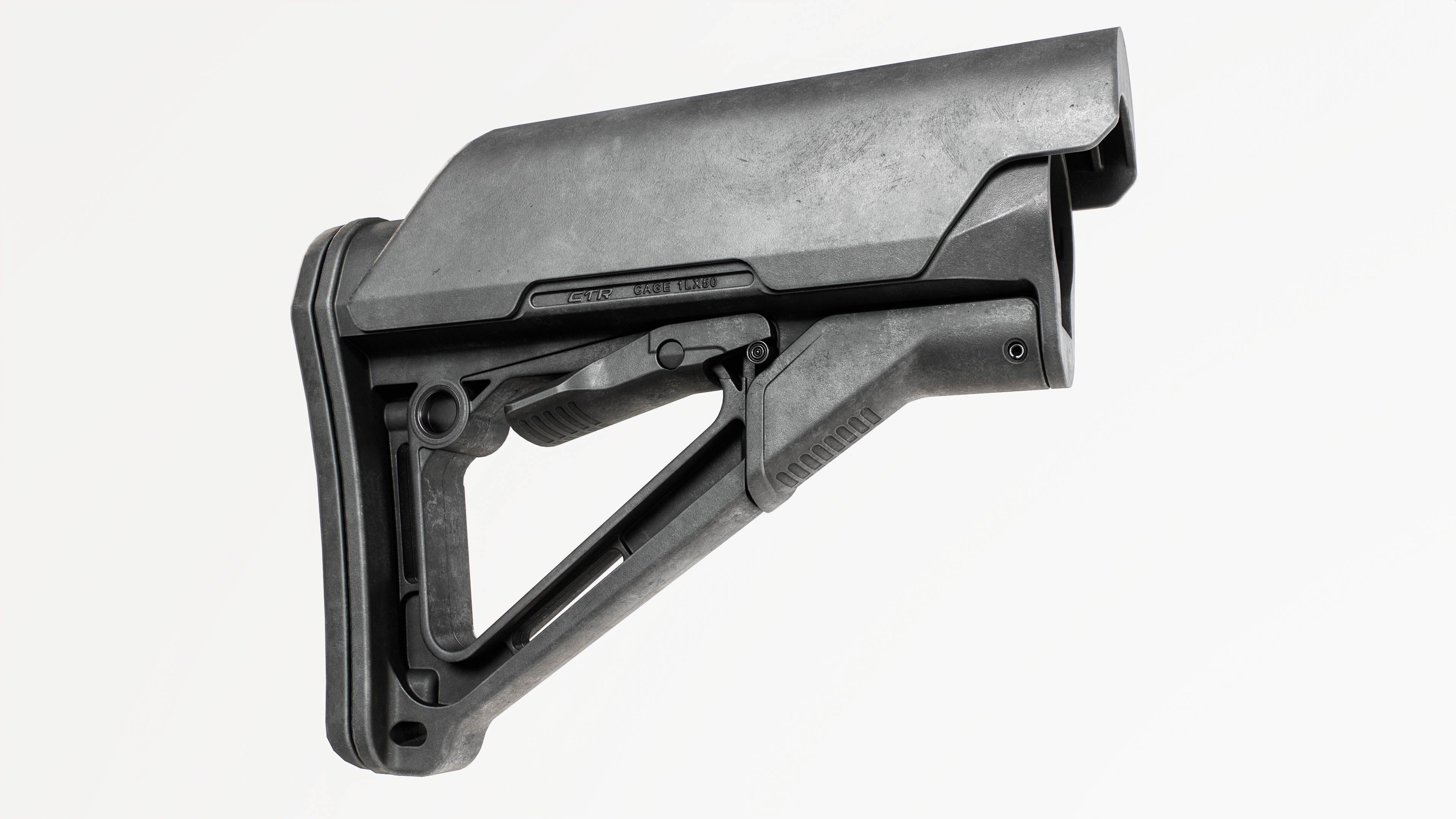 Magpul CTR AR15 Collapsible Buttstock Low-poly 3D model_26