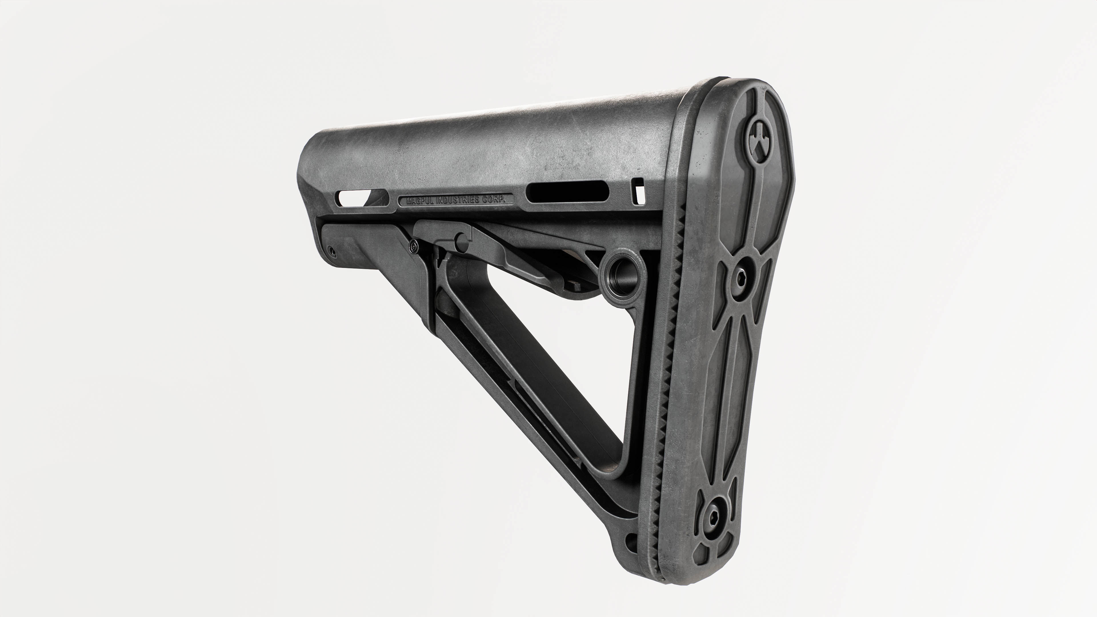 Magpul CTR AR15 Collapsible Buttstock Low-poly 3D model_10