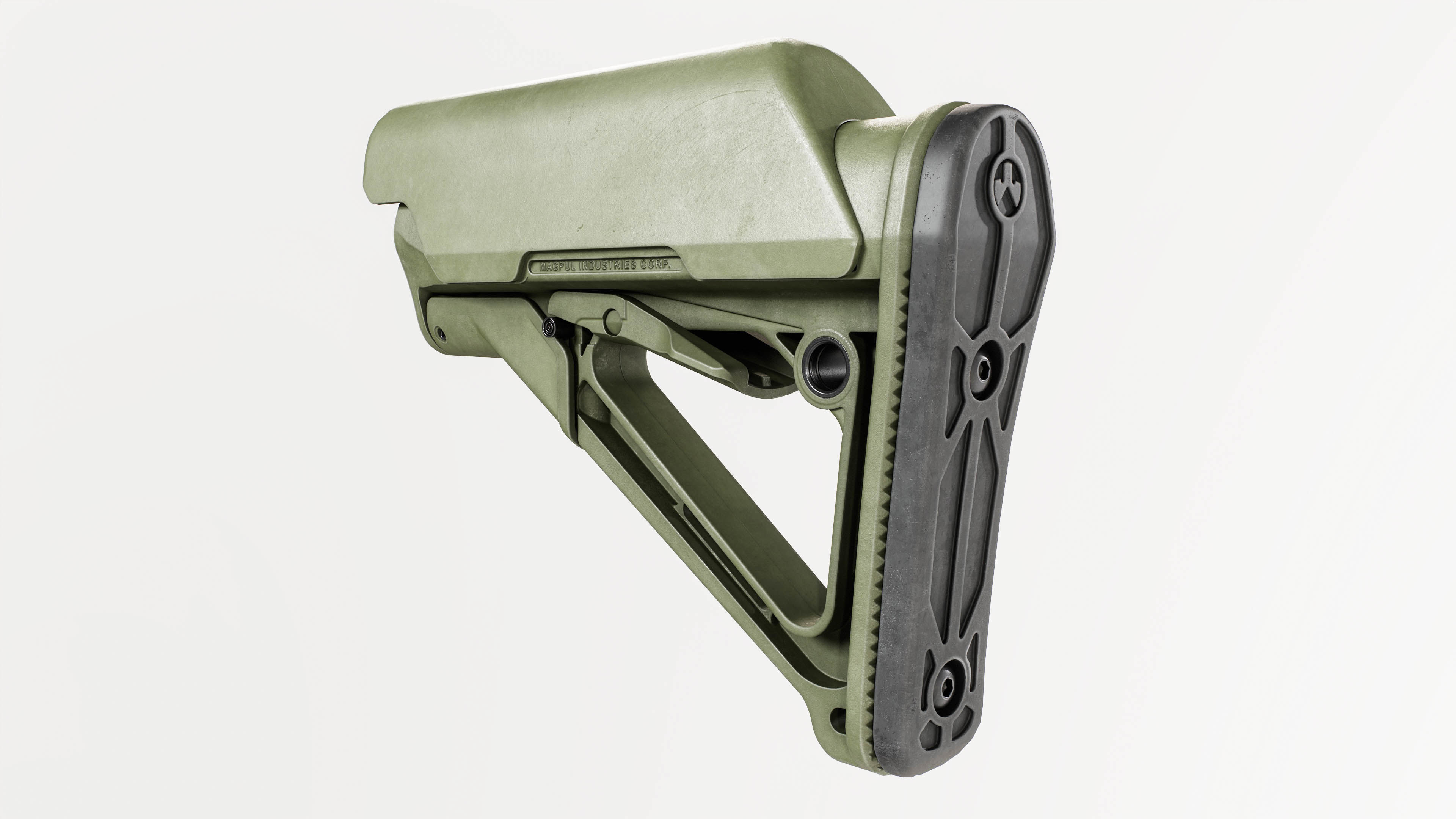 Magpul CTR AR15 Collapsible Buttstock Low-poly 3D model_16