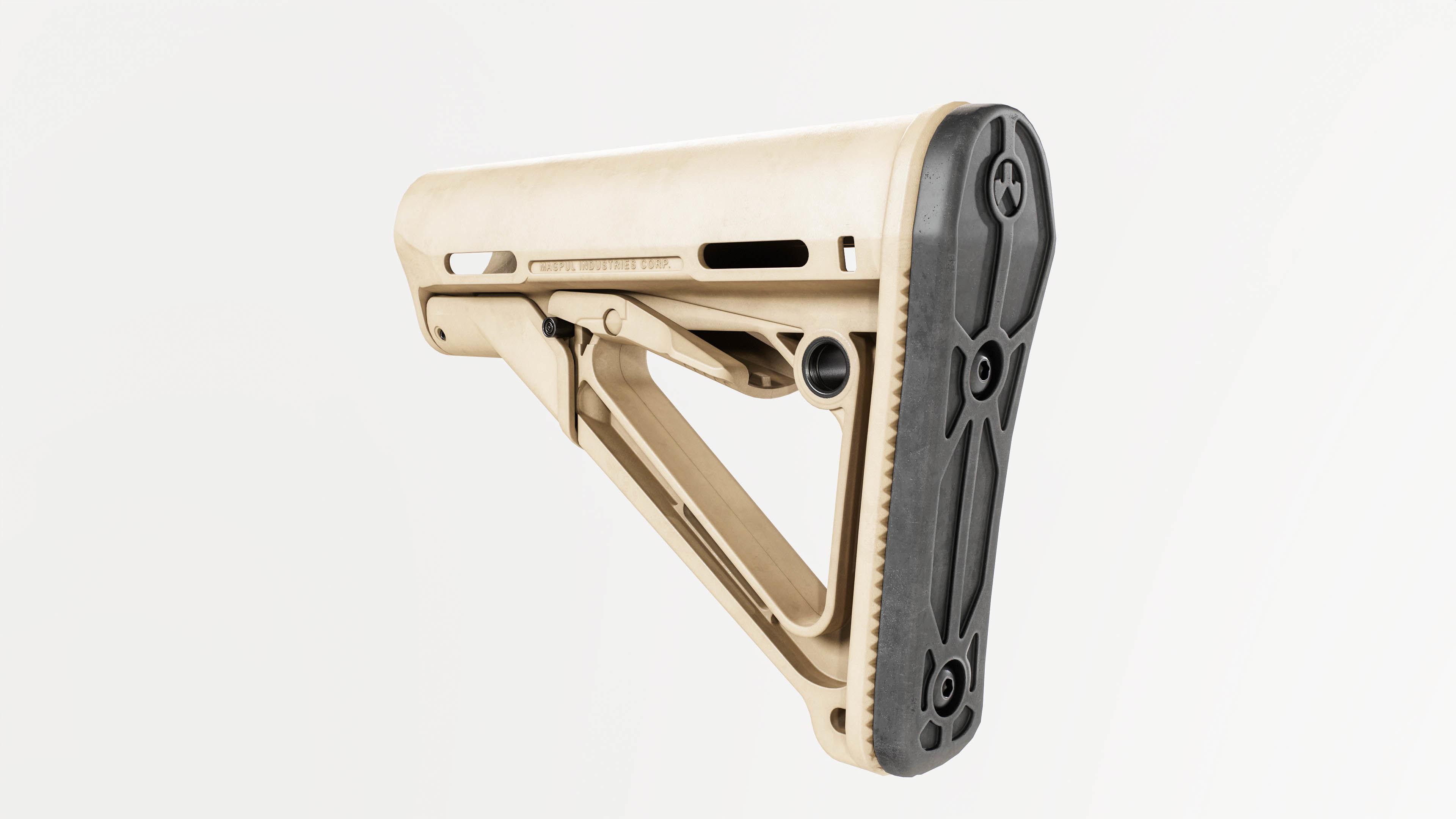 Magpul CTR AR15 Collapsible Buttstock Low-poly 3D model_14