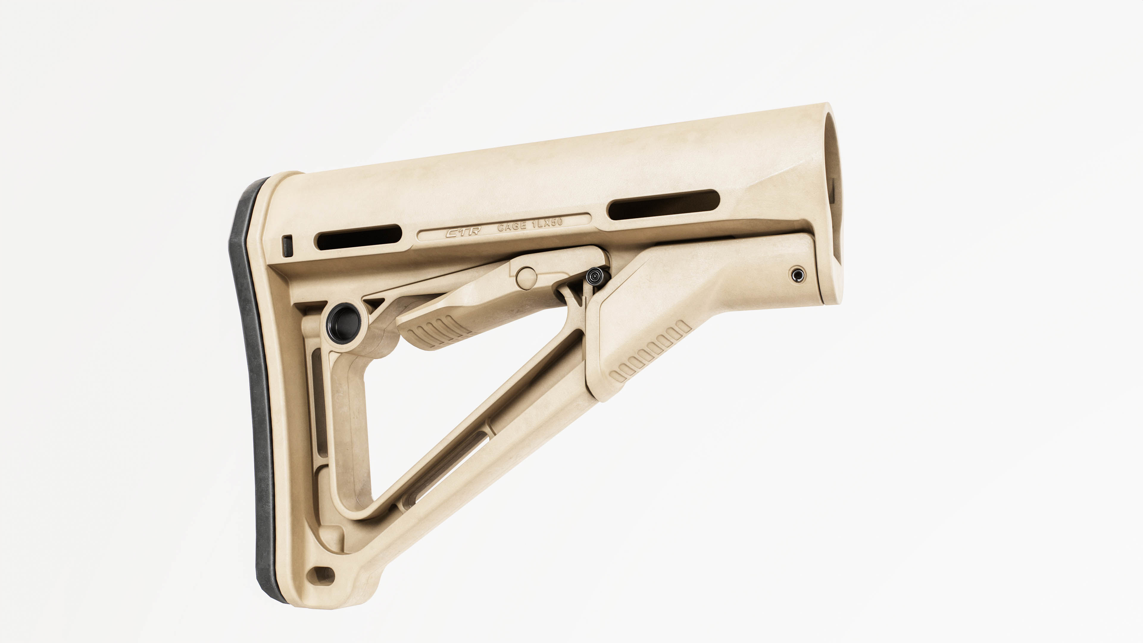 Magpul CTR AR15 Collapsible Buttstock Low-poly 3D model_29