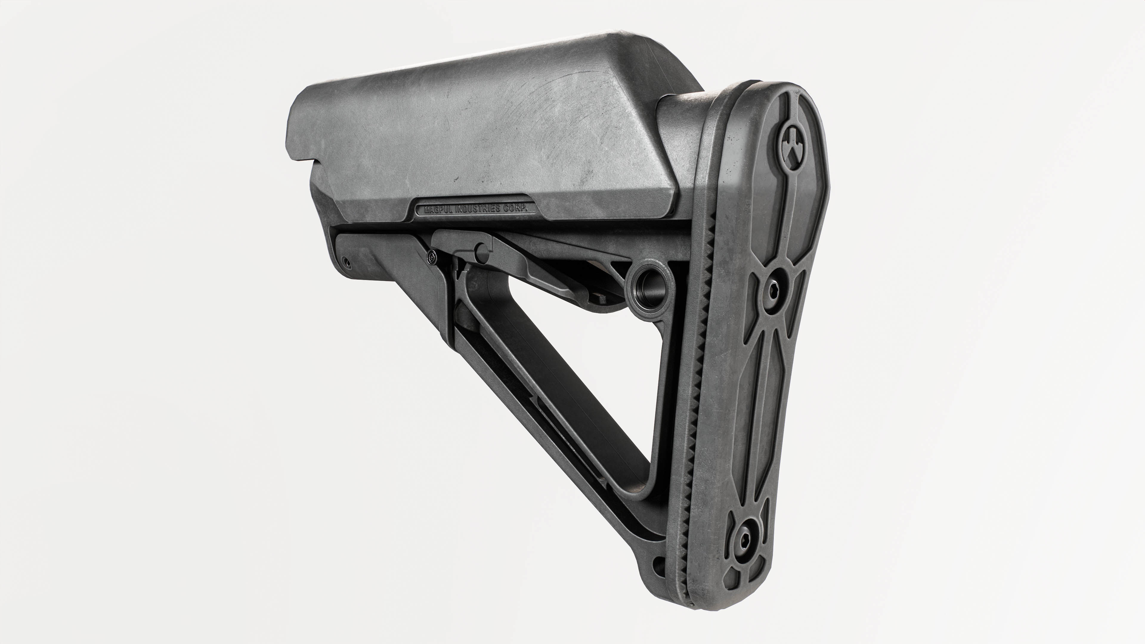 Magpul CTR AR15 Collapsible Buttstock Low-poly 3D model_11