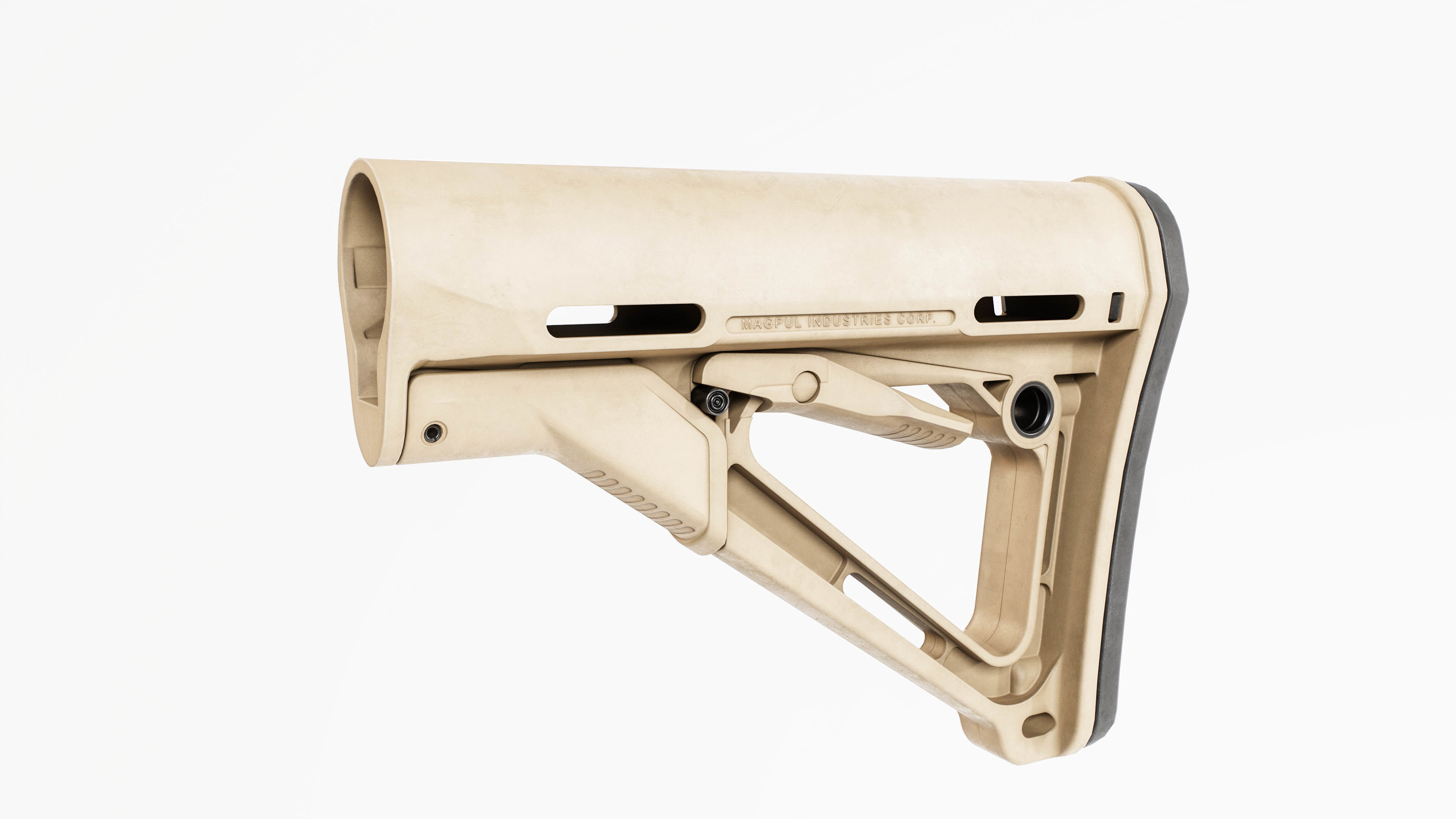 Magpul CTR AR15 Collapsible Buttstock Low-poly 3D model_6