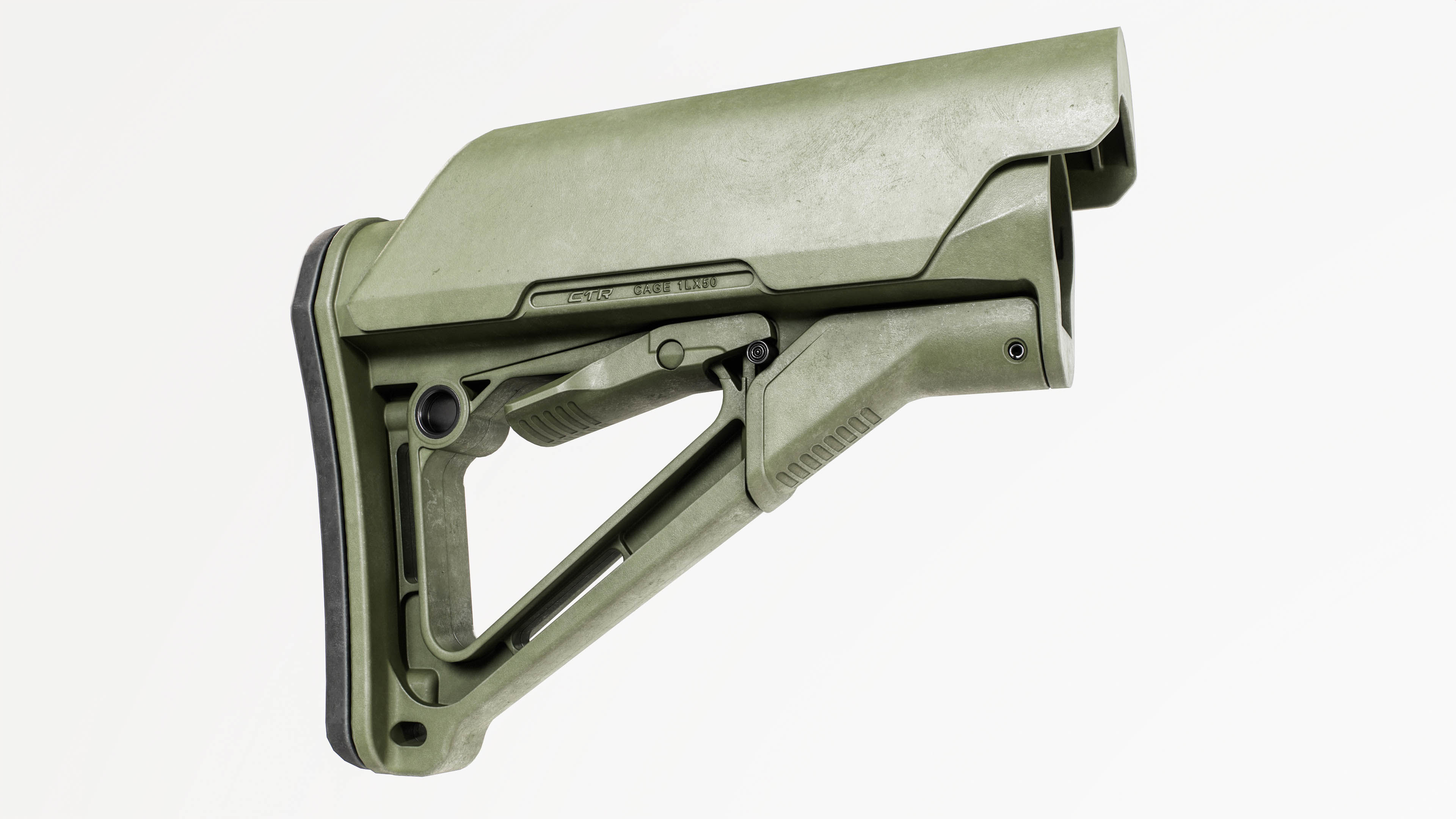 Magpul CTR AR15 Collapsible Buttstock Low-poly 3D model_32