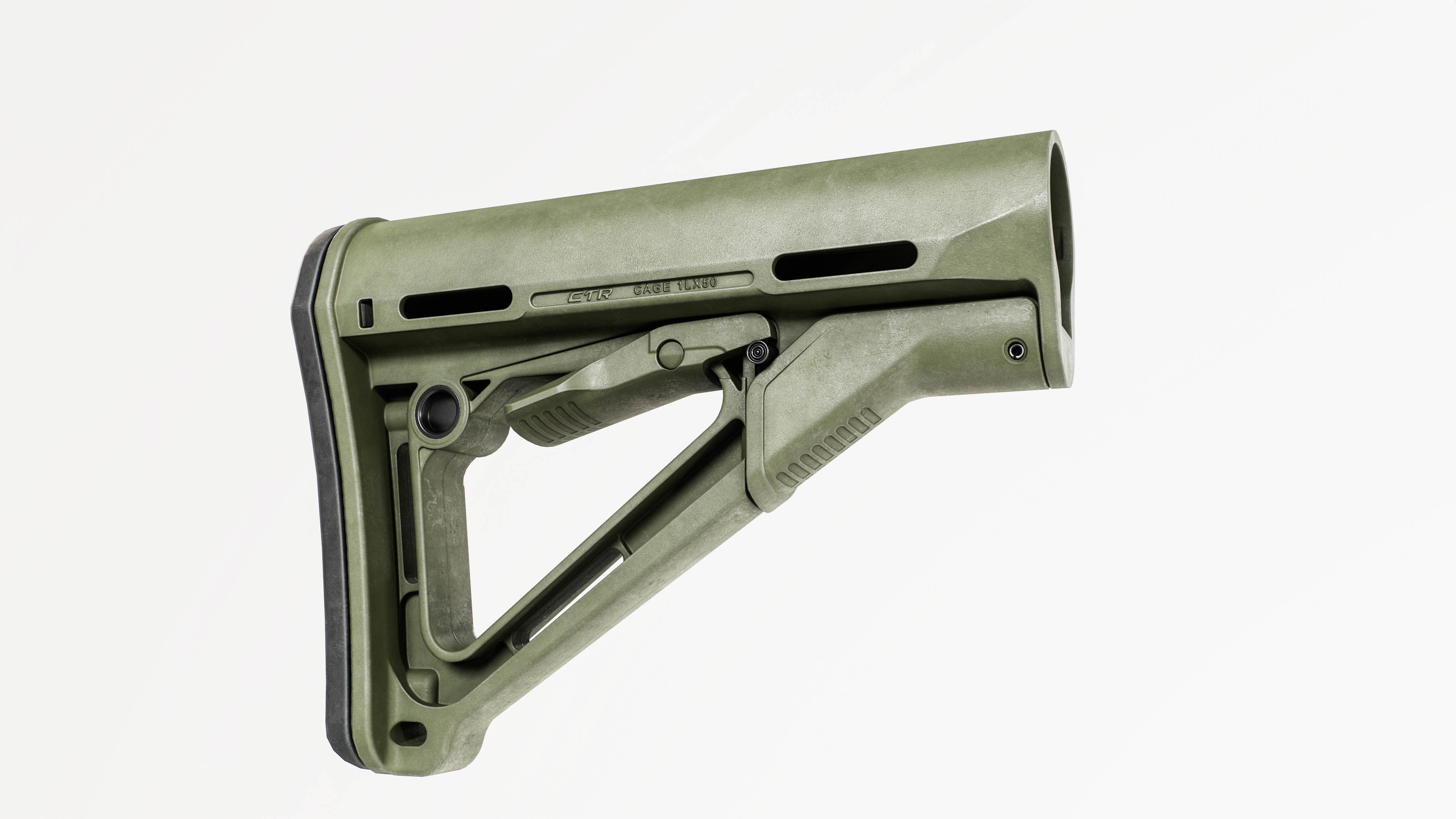 Magpul CTR AR15 Collapsible Buttstock Low-poly 3D model_31