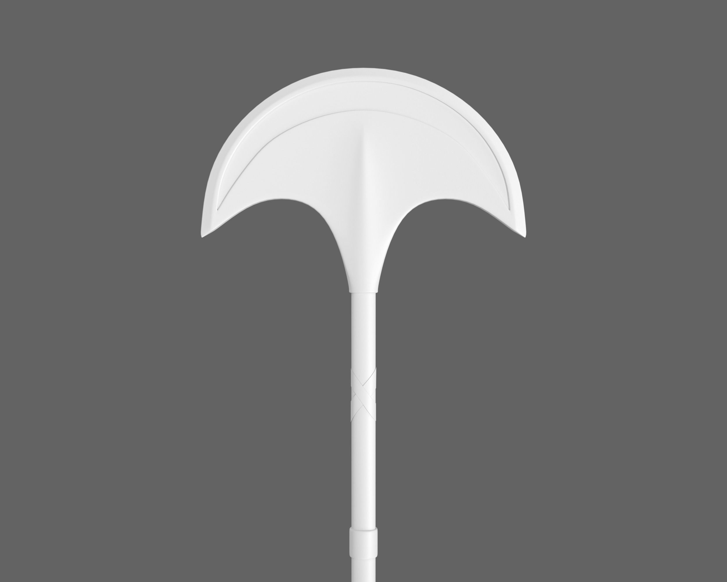 Ancient Egyptian Fan Axe Low-poly 3D model_9