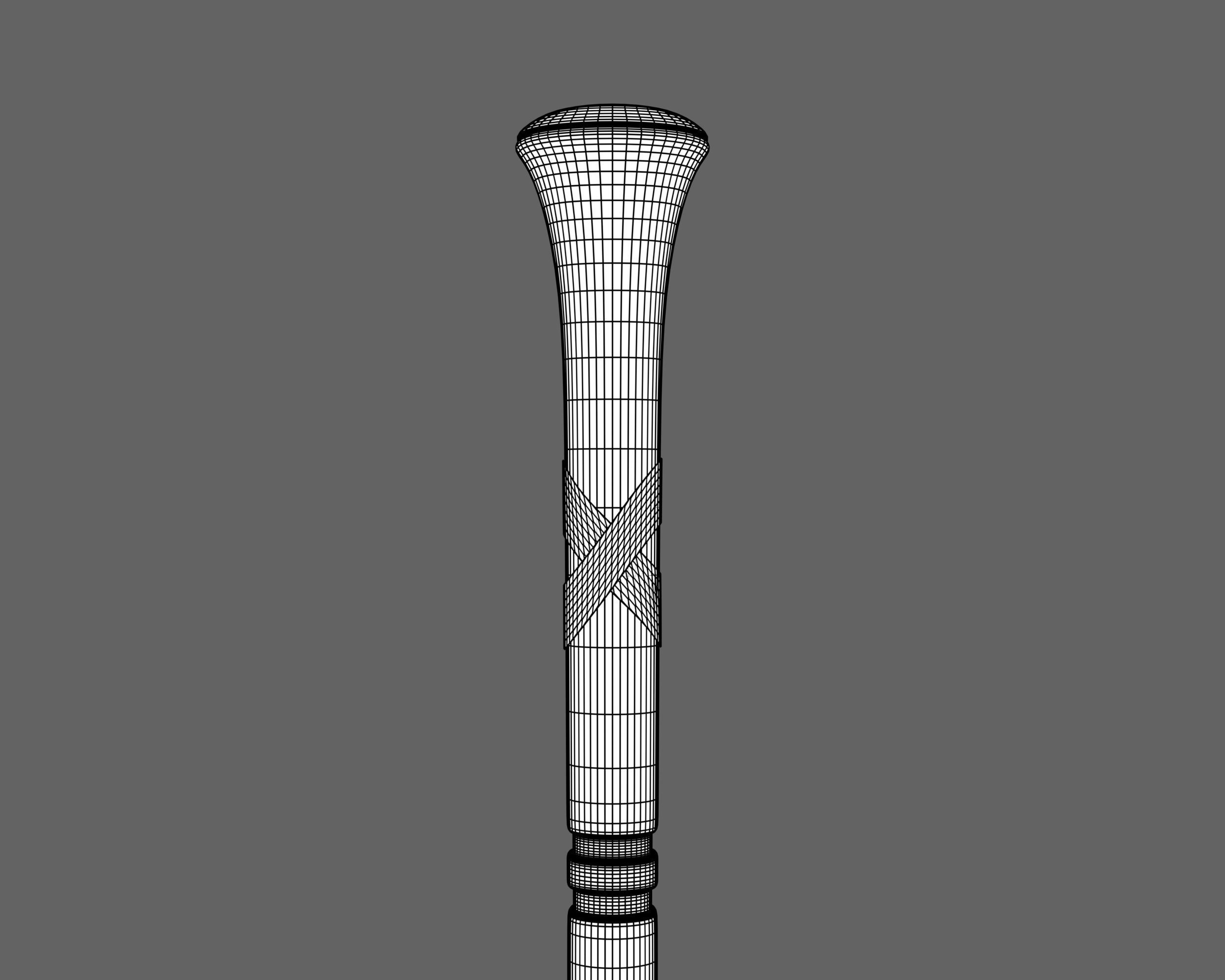 Ancient Egyptian Fan Axe Low-poly 3D model_16