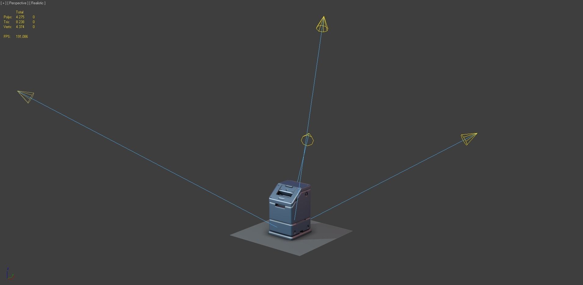 Sci-fi Trash Bucket 3D model_12