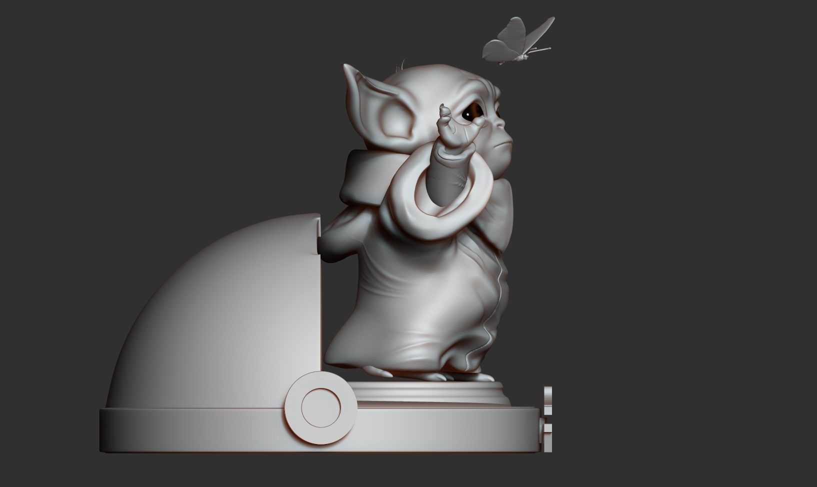 Baby Yoda - Star Wars 3D print model_11