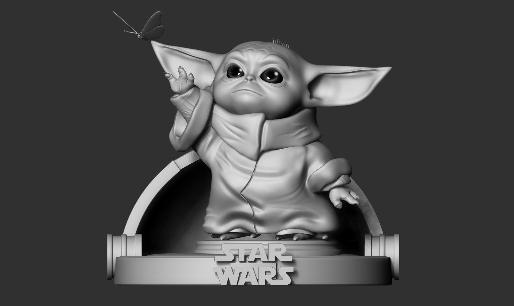 Baby Yoda - Star Wars 3D print model_5