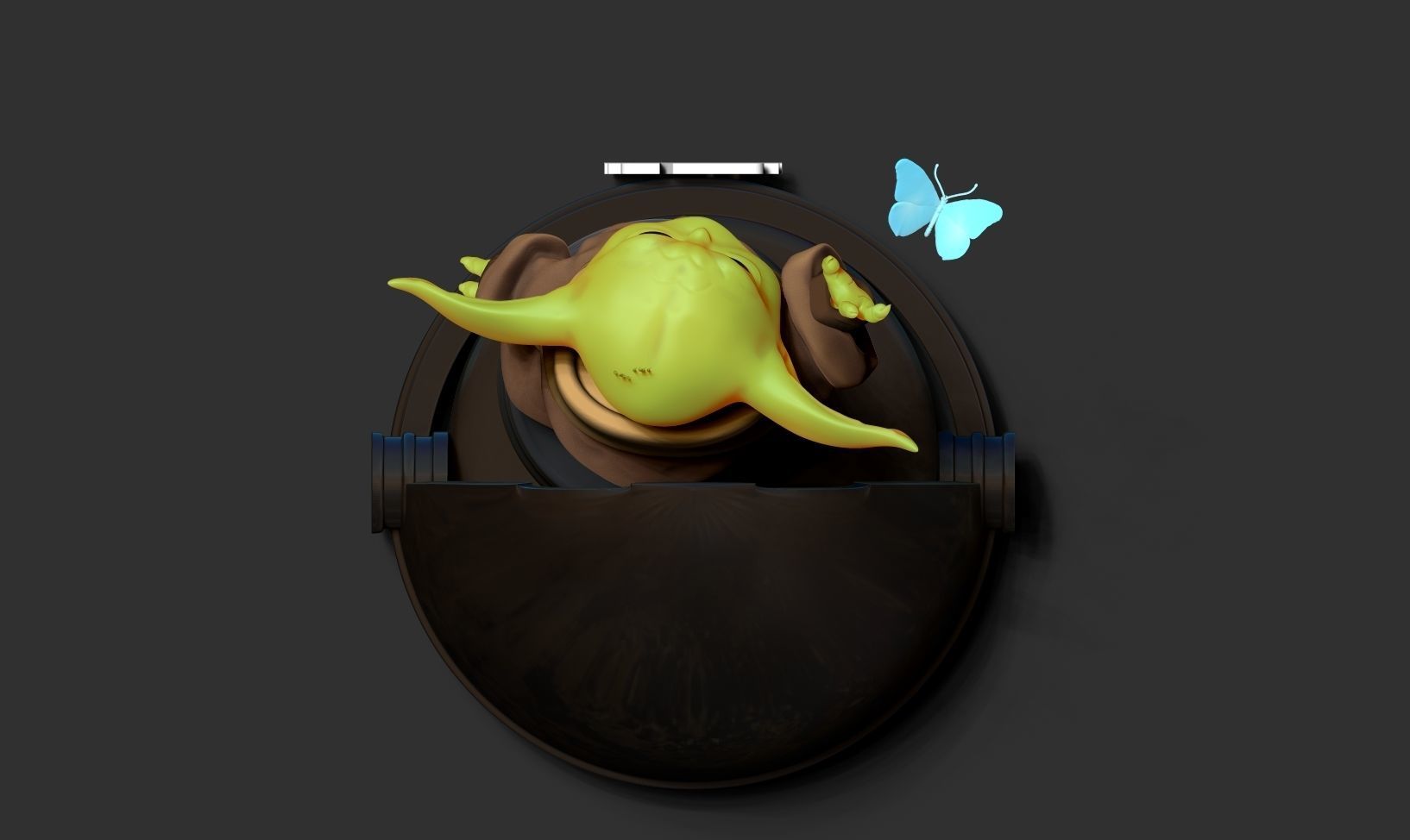 Baby Yoda - Star Wars 3D print model_12
