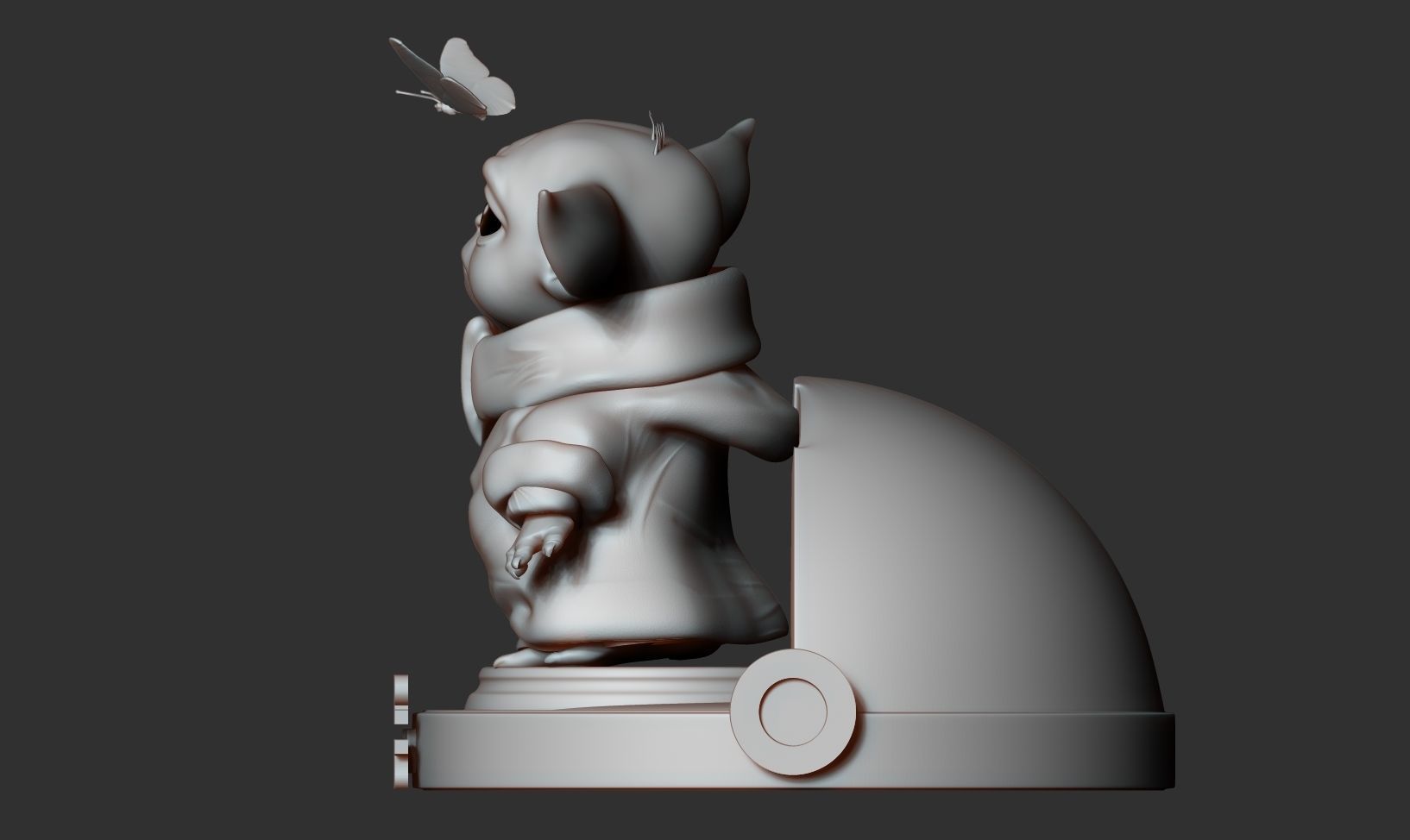 Baby Yoda - Star Wars 3D print model_10
