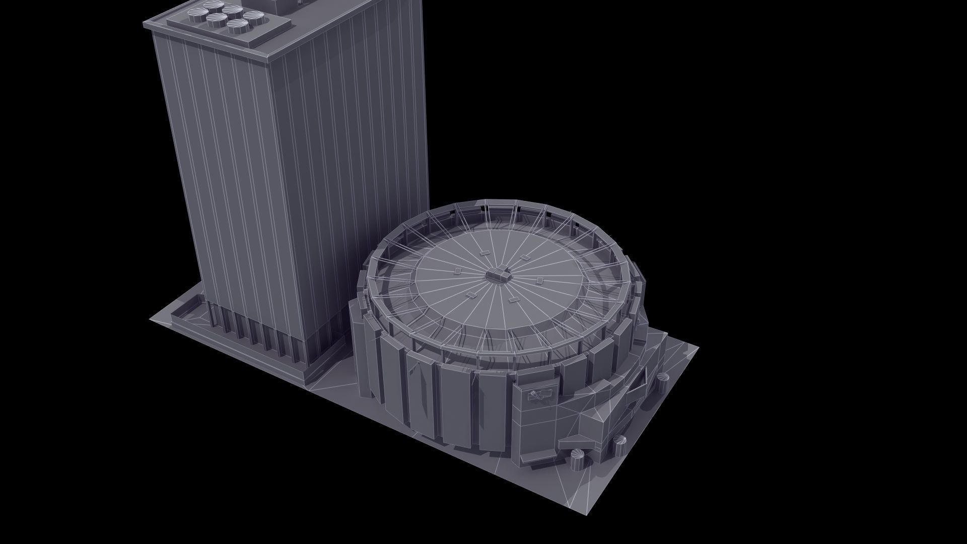 Madison Square Garden NYC 3D model_24