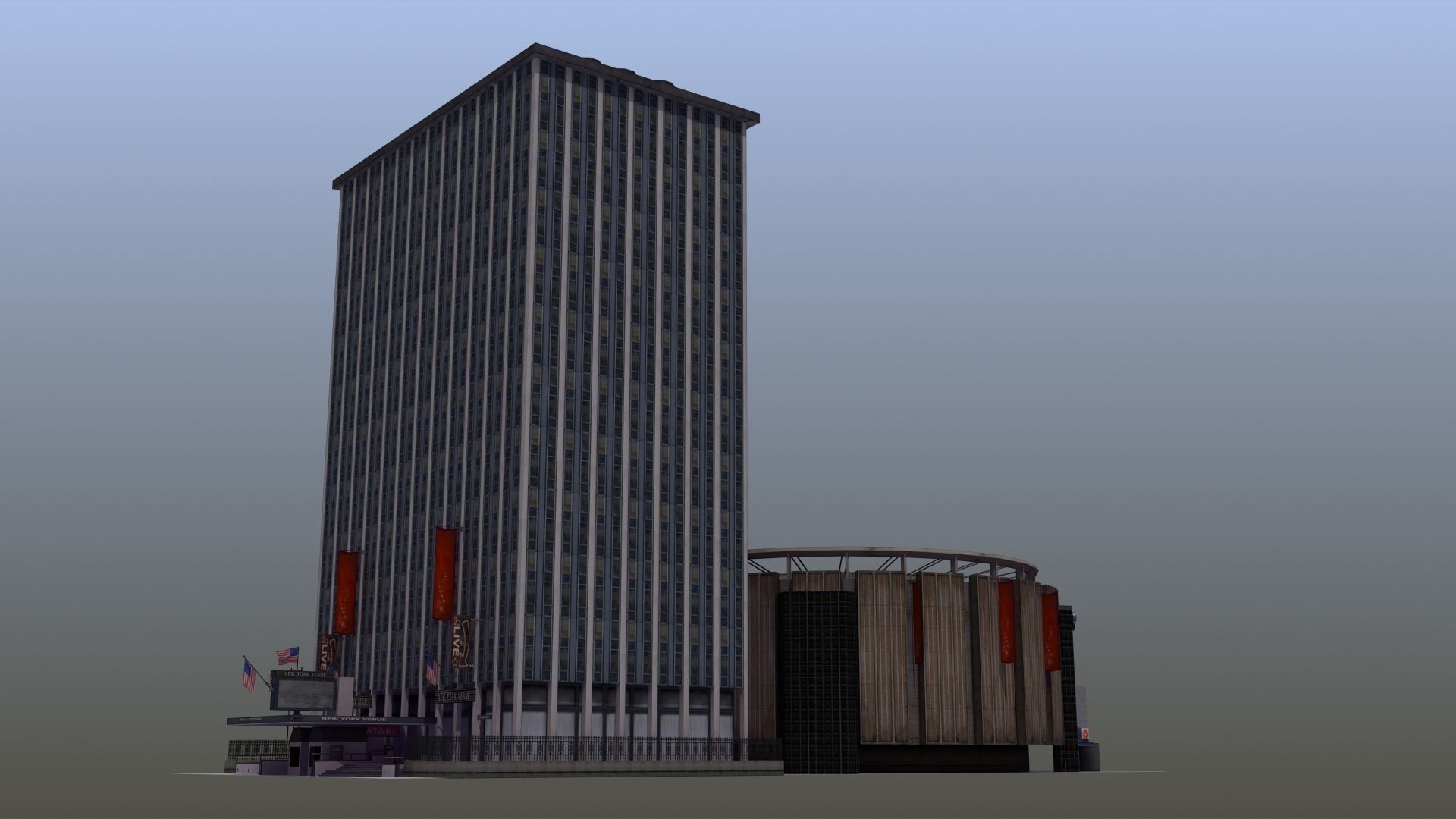 Madison Square Garden NYC 3D model_5