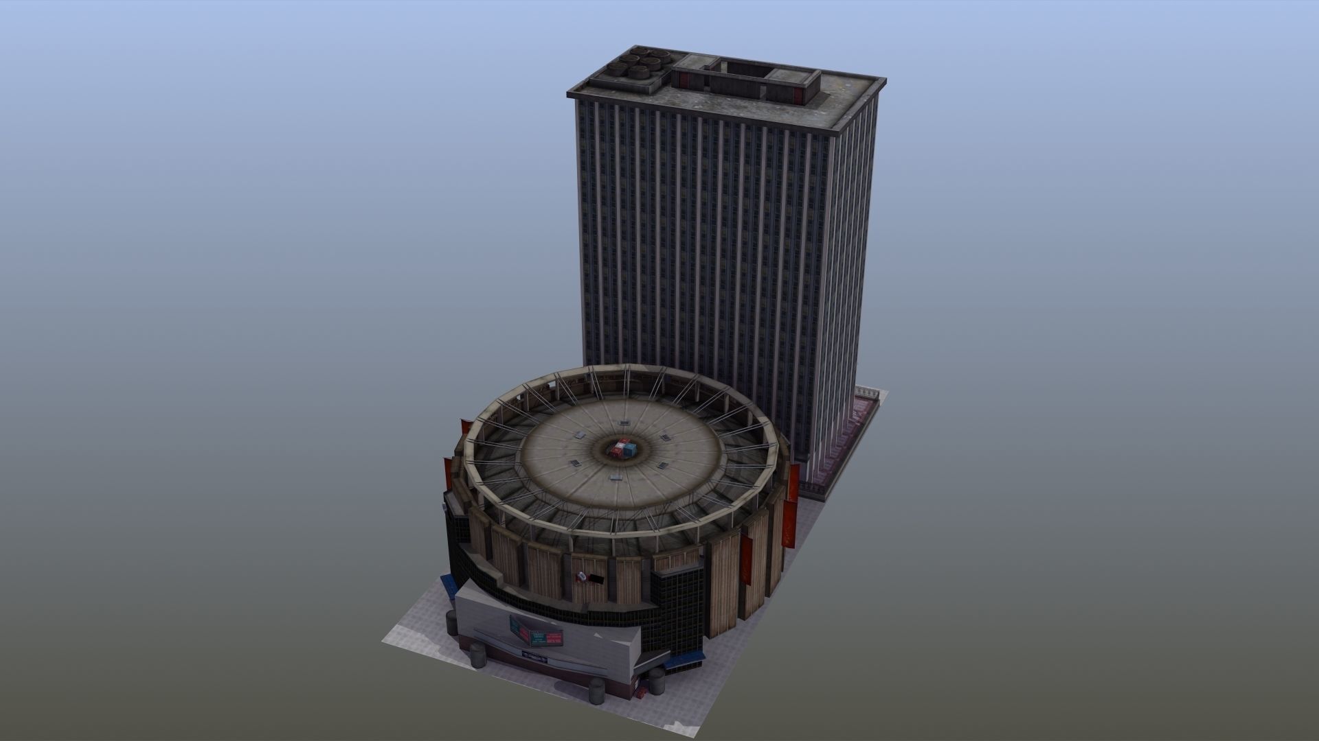Madison Square Garden NYC 3D model_4