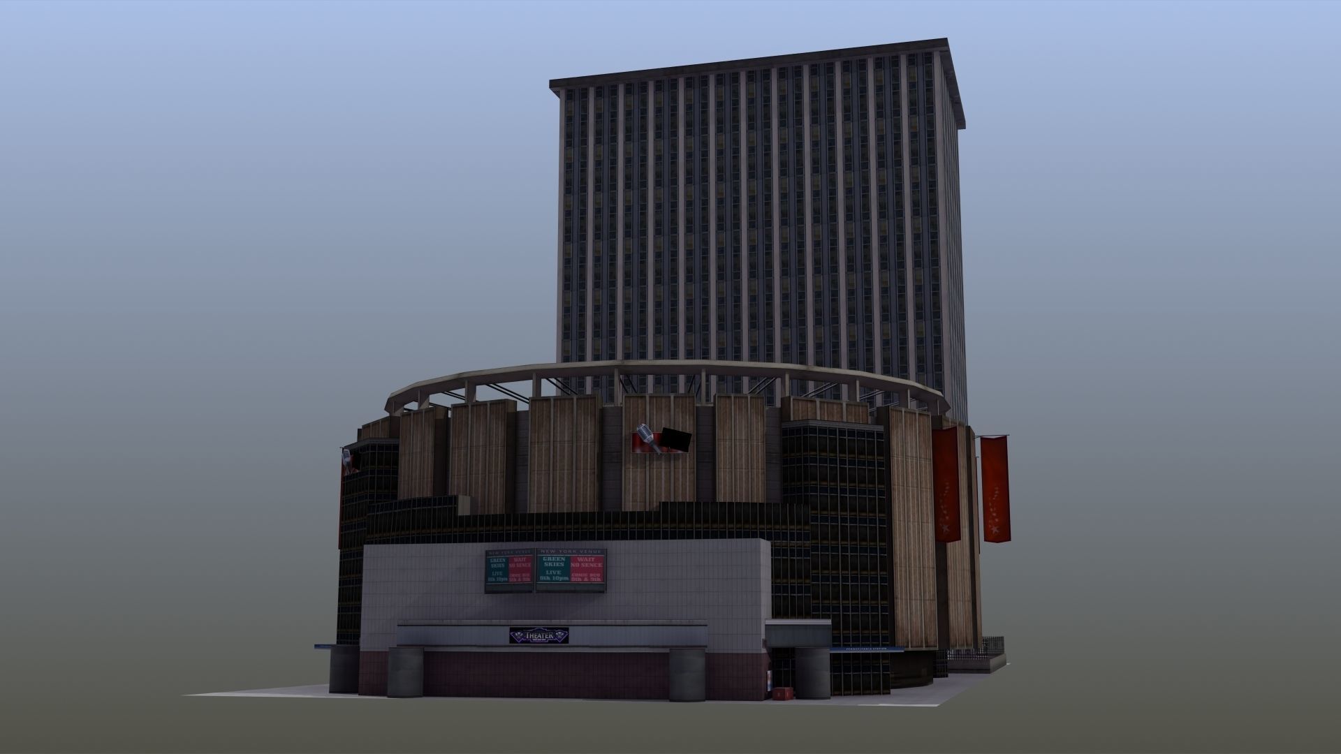 Madison Square Garden NYC 3D model_7