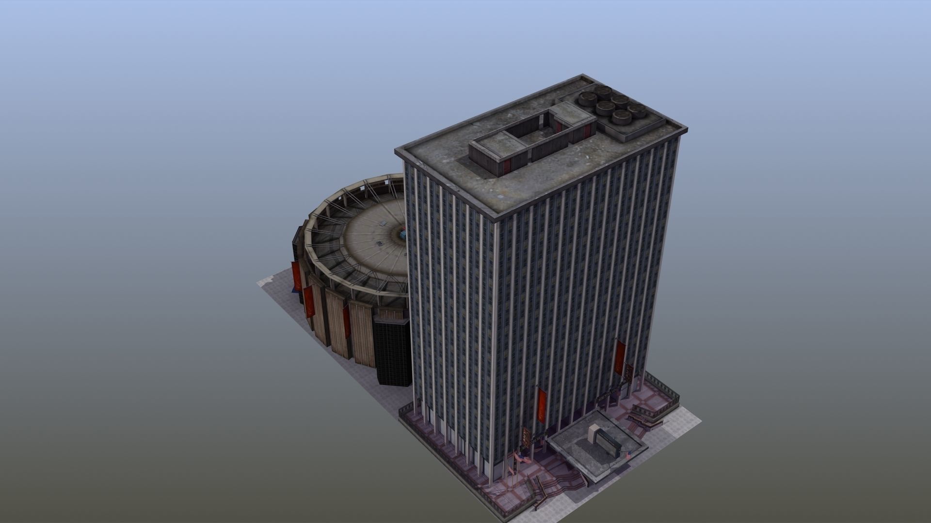 Madison Square Garden NYC 3D model_3