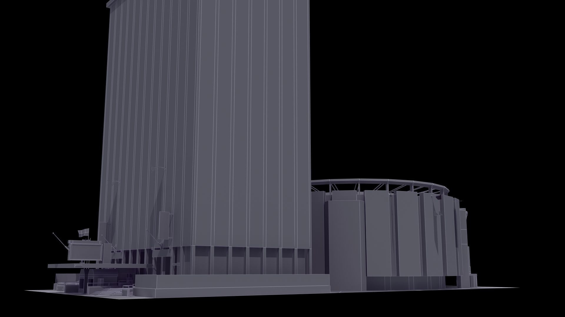 Madison Square Garden NYC 3D model_19