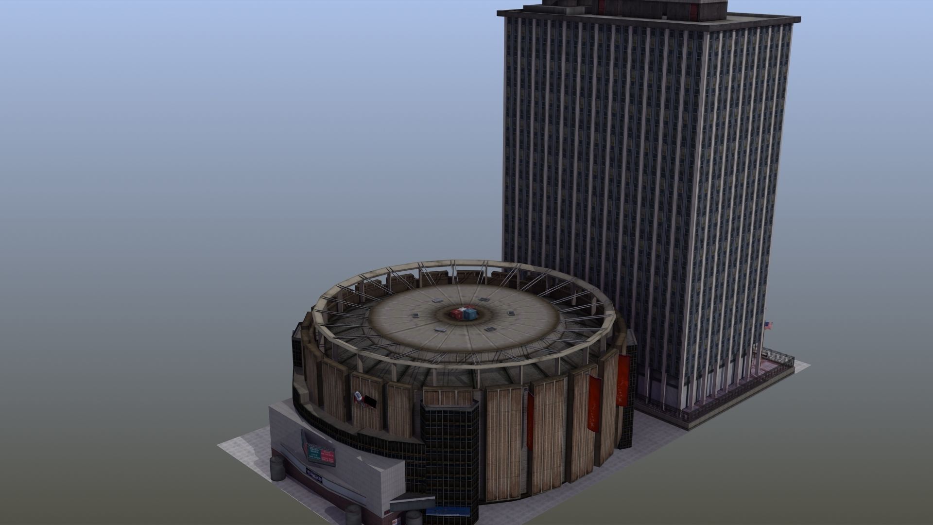 Madison Square Garden NYC 3D model_12