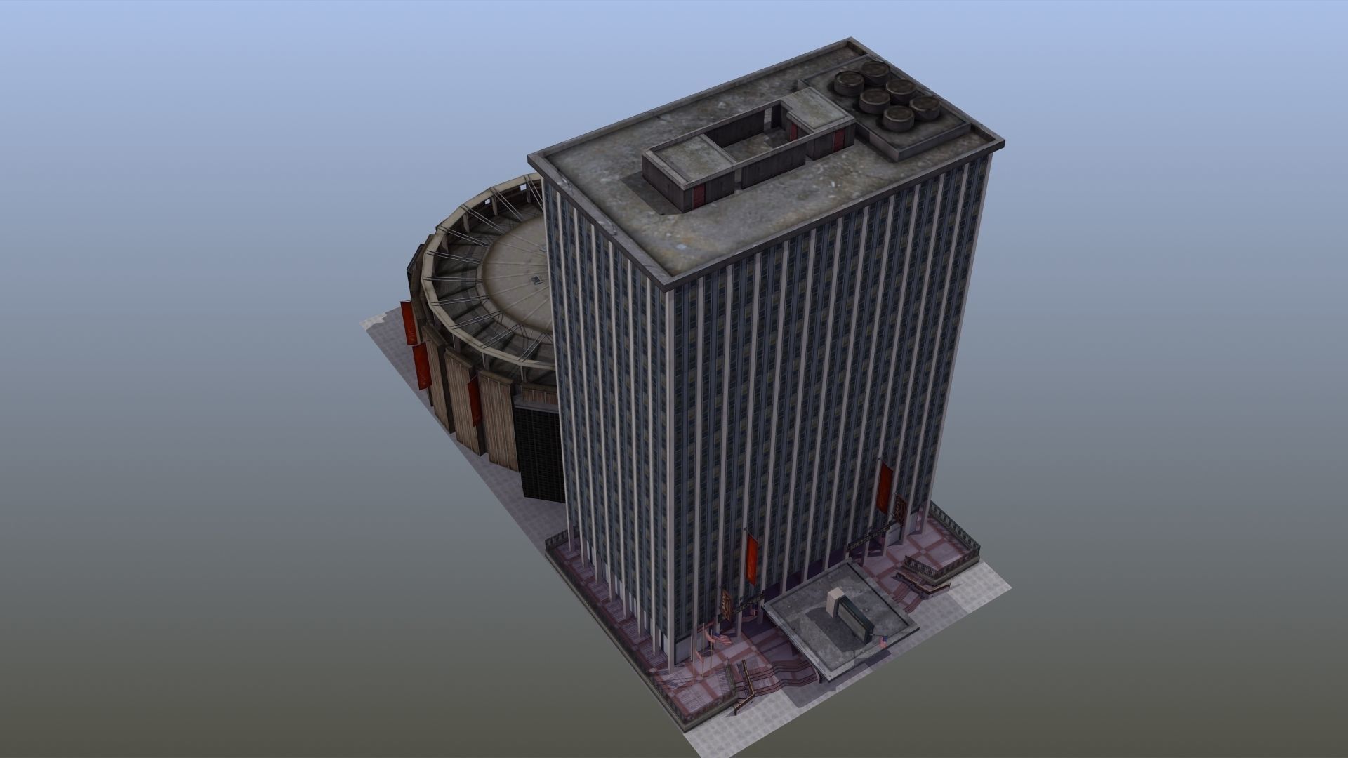 Madison Square Garden NYC 3D model_9