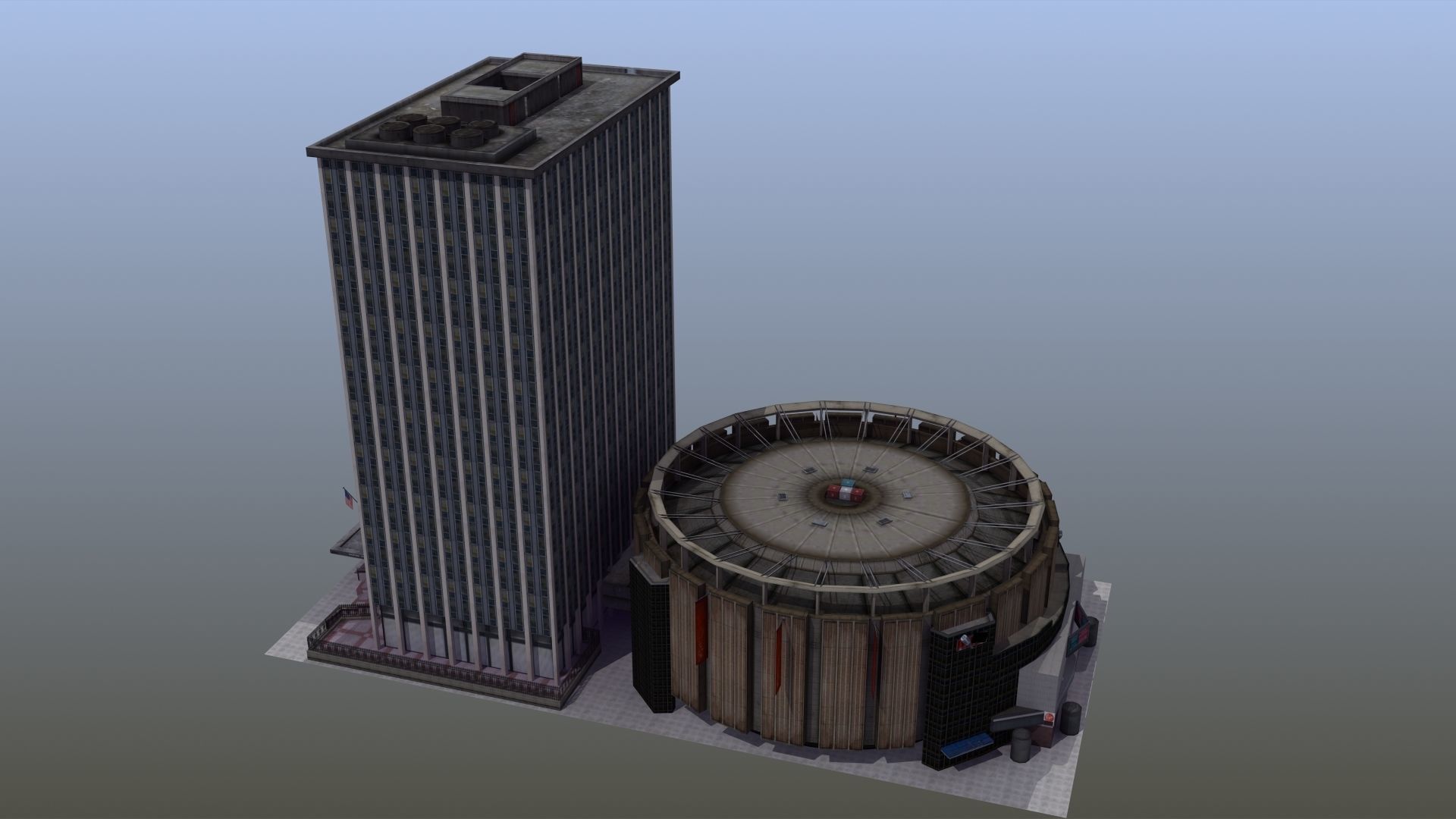 Madison Square Garden NYC 3D model_1