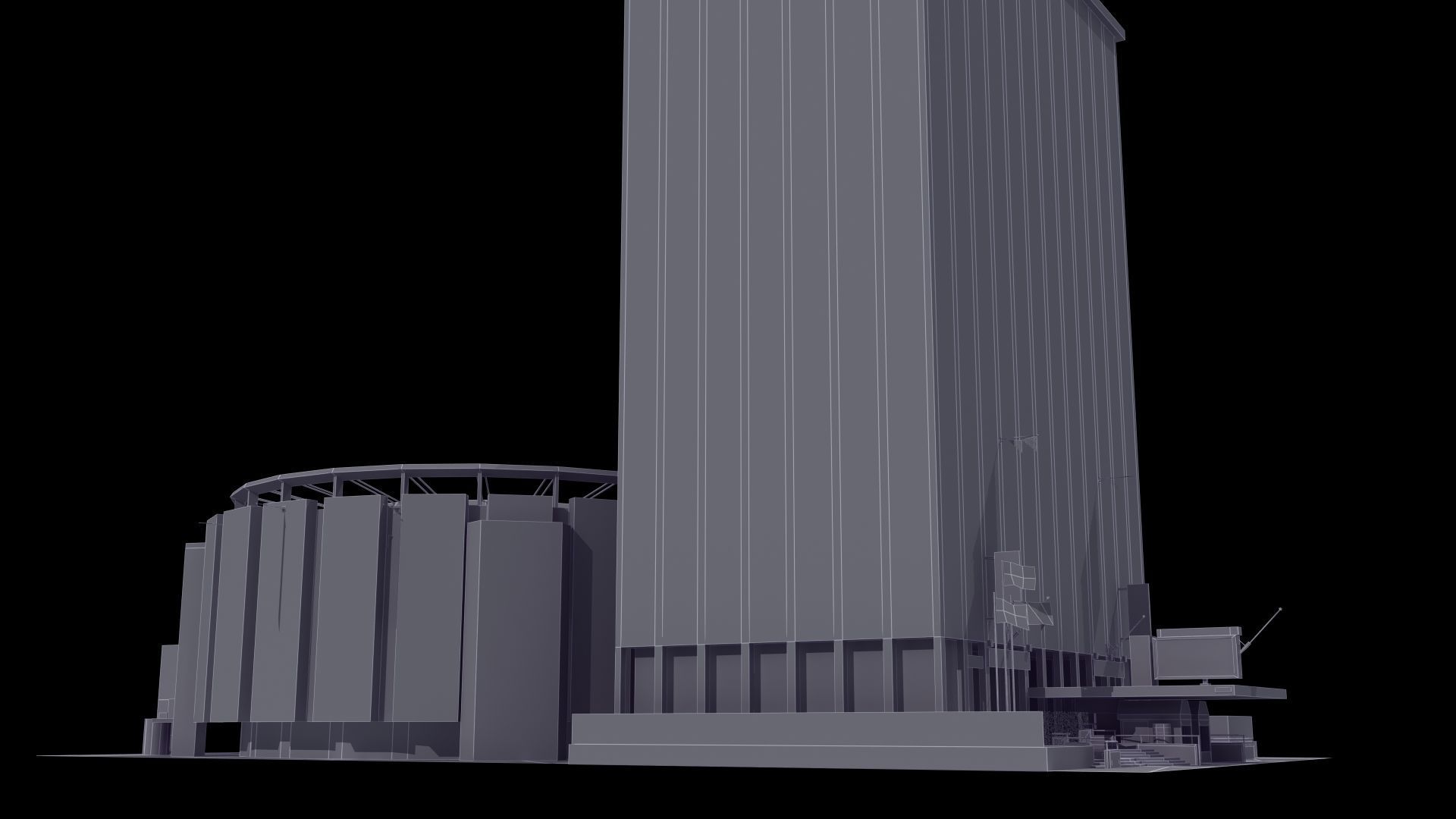 Madison Square Garden NYC 3D model_21