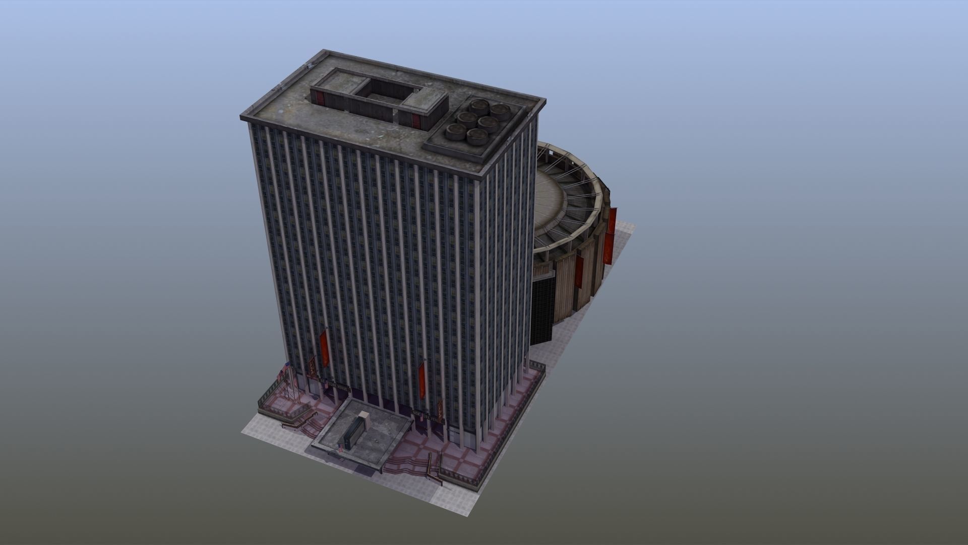 Madison Square Garden NYC 3D model_2