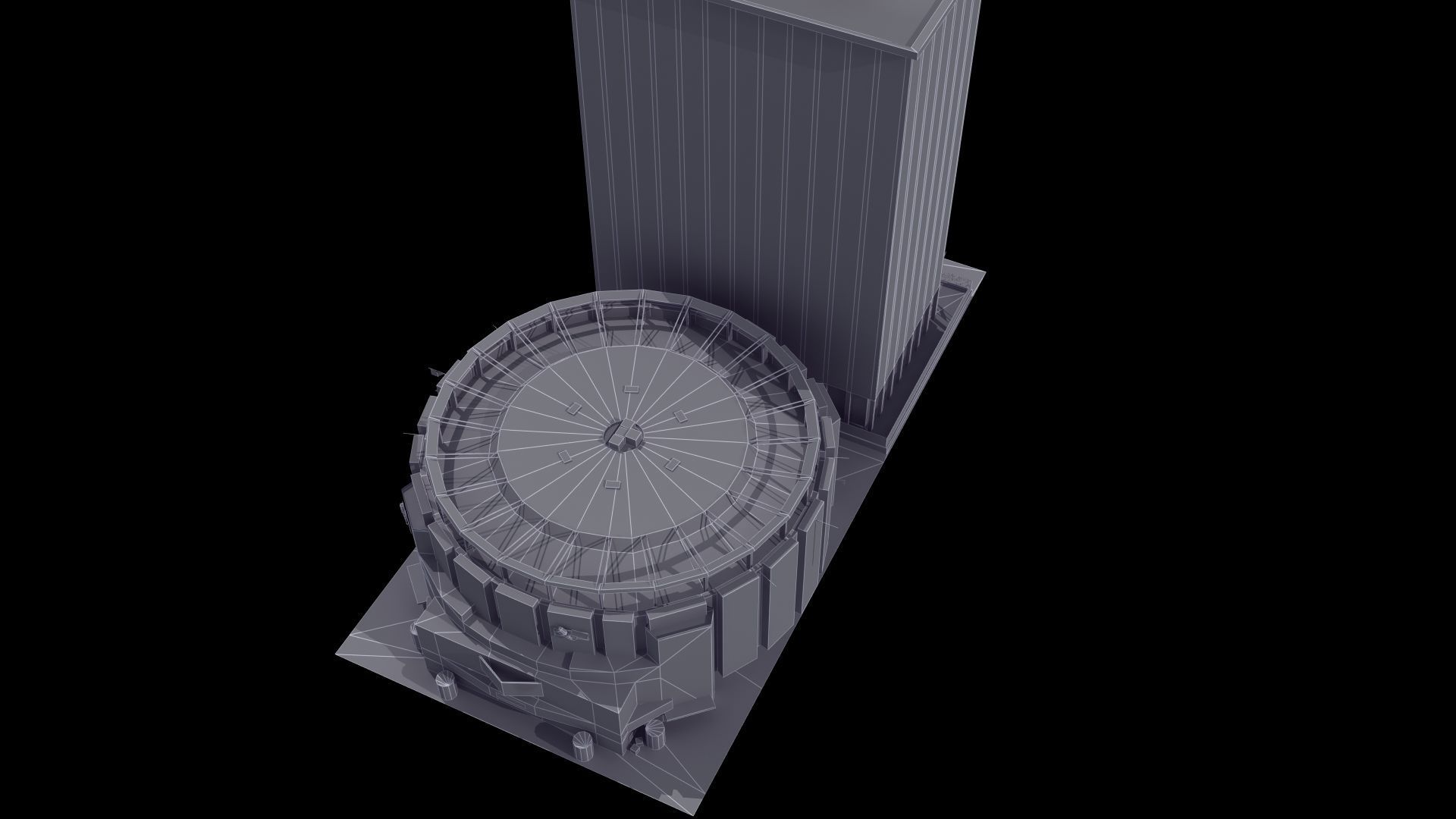 Madison Square Garden NYC 3D model_23
