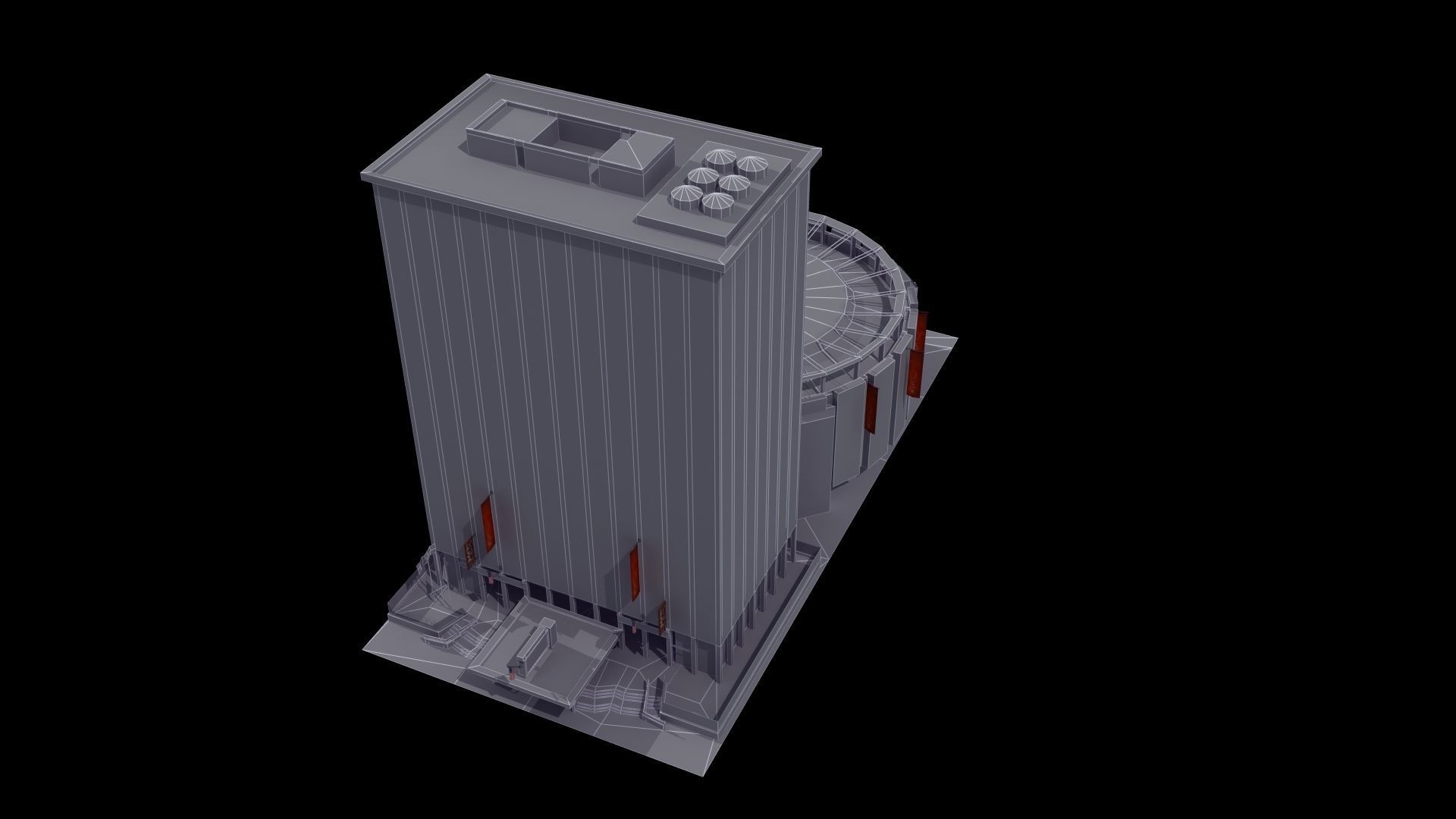 Madison Square Garden NYC 3D model_15