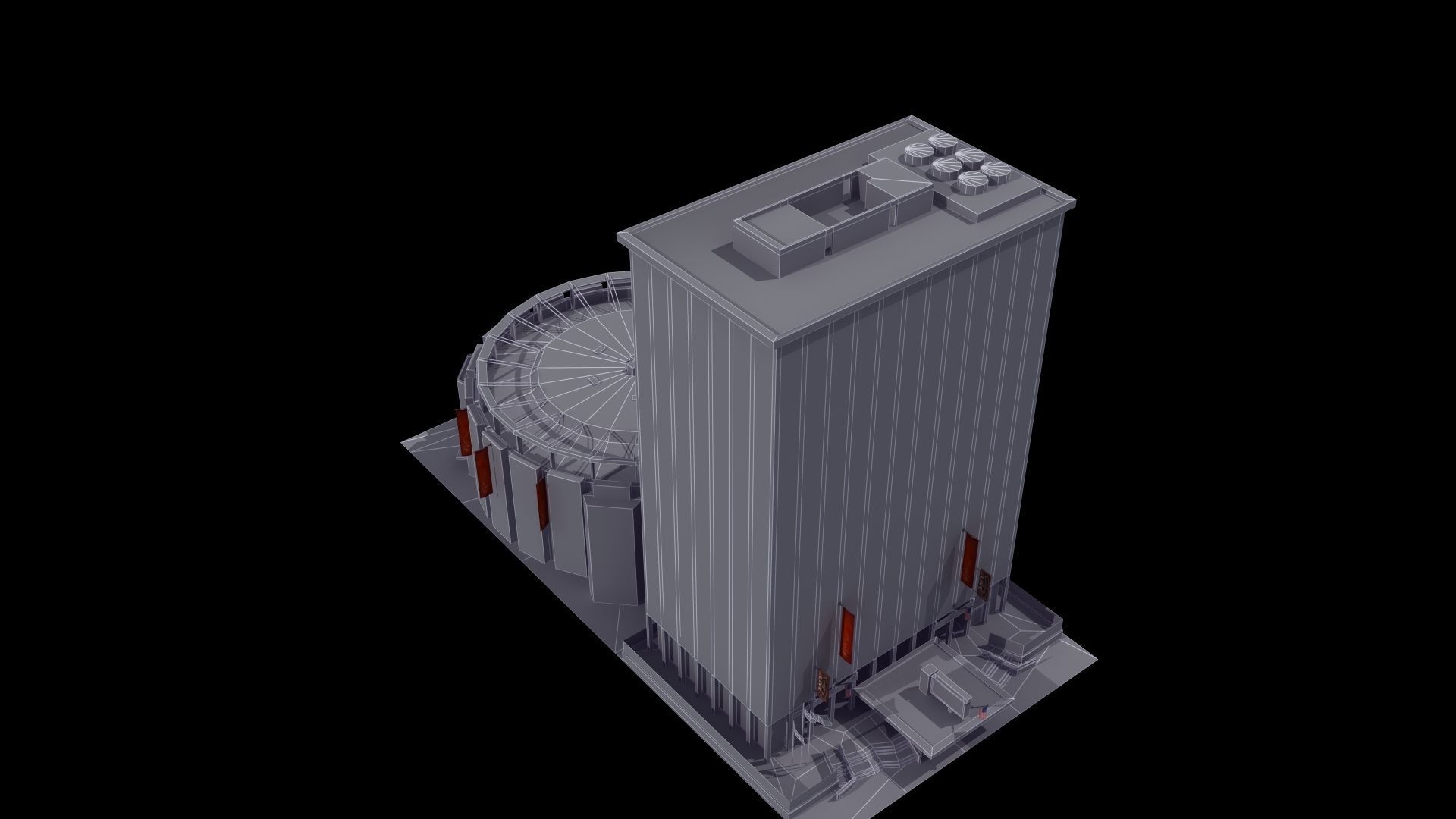 Madison Square Garden NYC 3D model_16