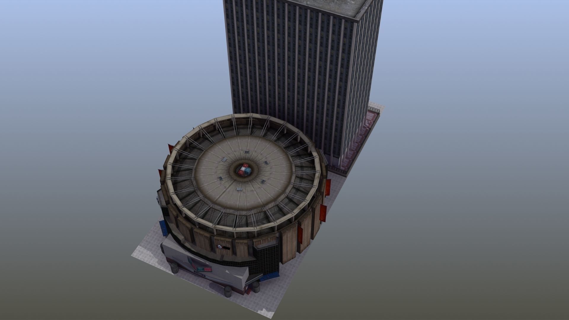 Madison Square Garden NYC 3D model_10