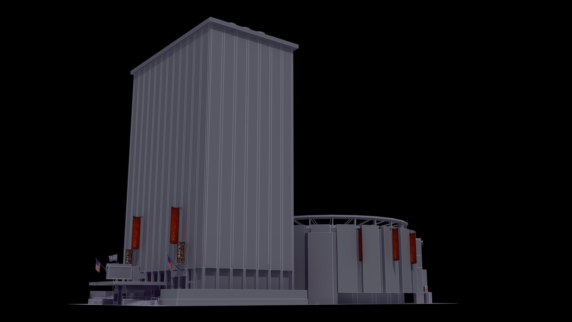 Madison Square Garden NYC 3D model_18