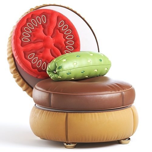 Seletti Burger Chair 3D model