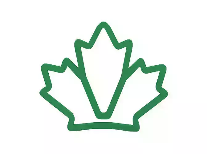 Bookmark canadian maple leaf logo